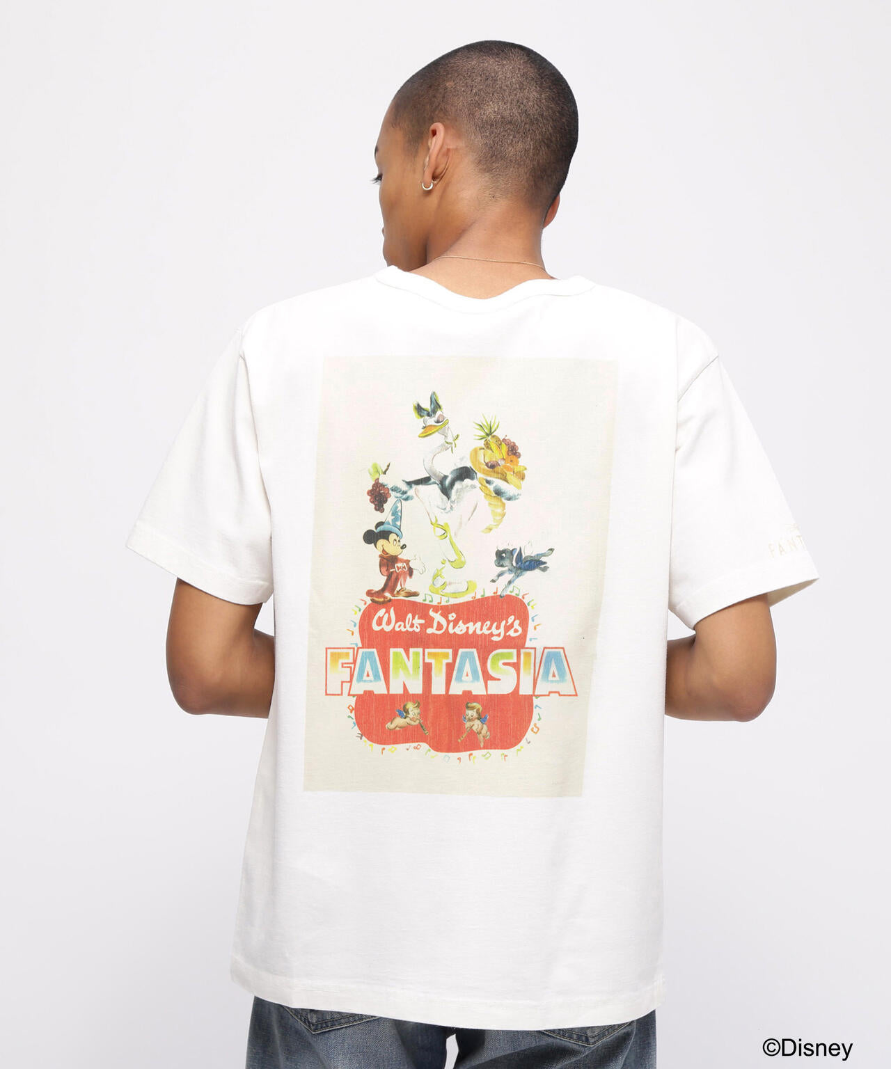 《Disney Collection》FANTASIA / MICKEY MOUSE / FILM POSTER T-SHIRT
