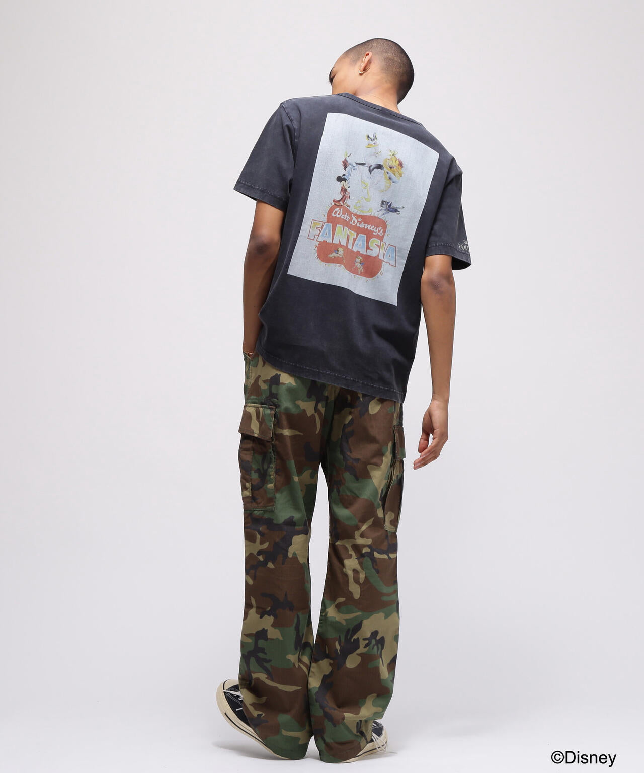 《Disney Collection》FANTASIA / MICKEY MOUSE / FILM POSTER T-SHIRT