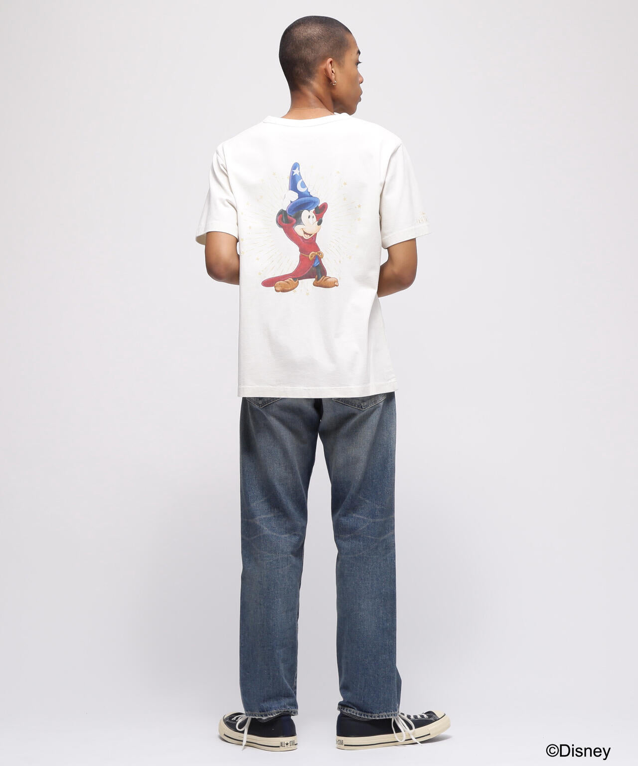 《Disney Collection》FANTASIA / MICKEY MOUSE / PRINT T-SHIRT