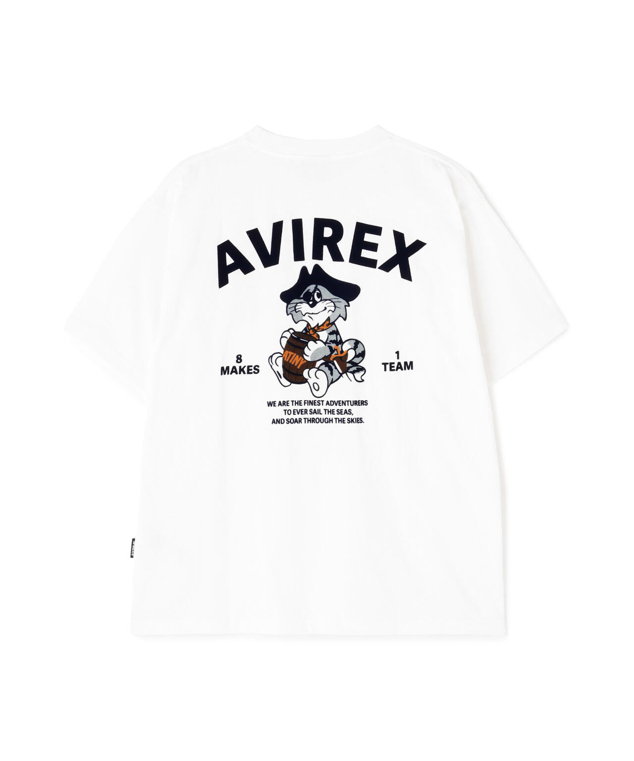 AVIREX × ATEEZ / FLOCKY PRINT T-SHIRT ”TOMCAT”