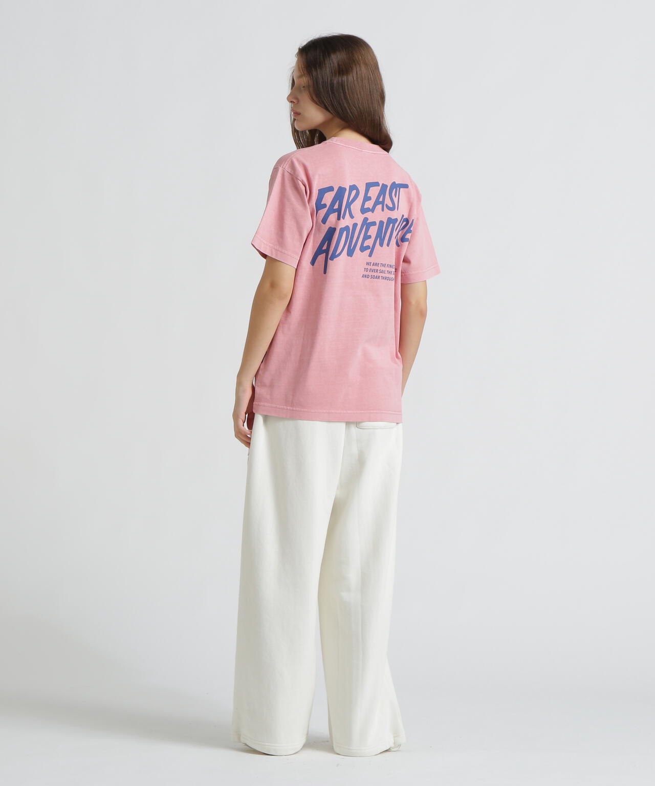 AVIREX × ATEEZ / FADE WASH PRINT T-SHIRT ”ADVENTURE”