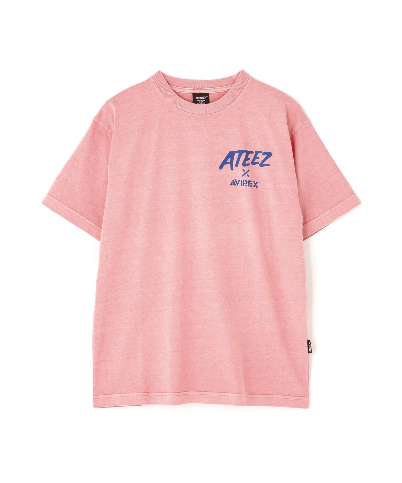 AVIREX × ATEEZ / FADE WASH PRINT T-SHIRT ”ADVENTURE”