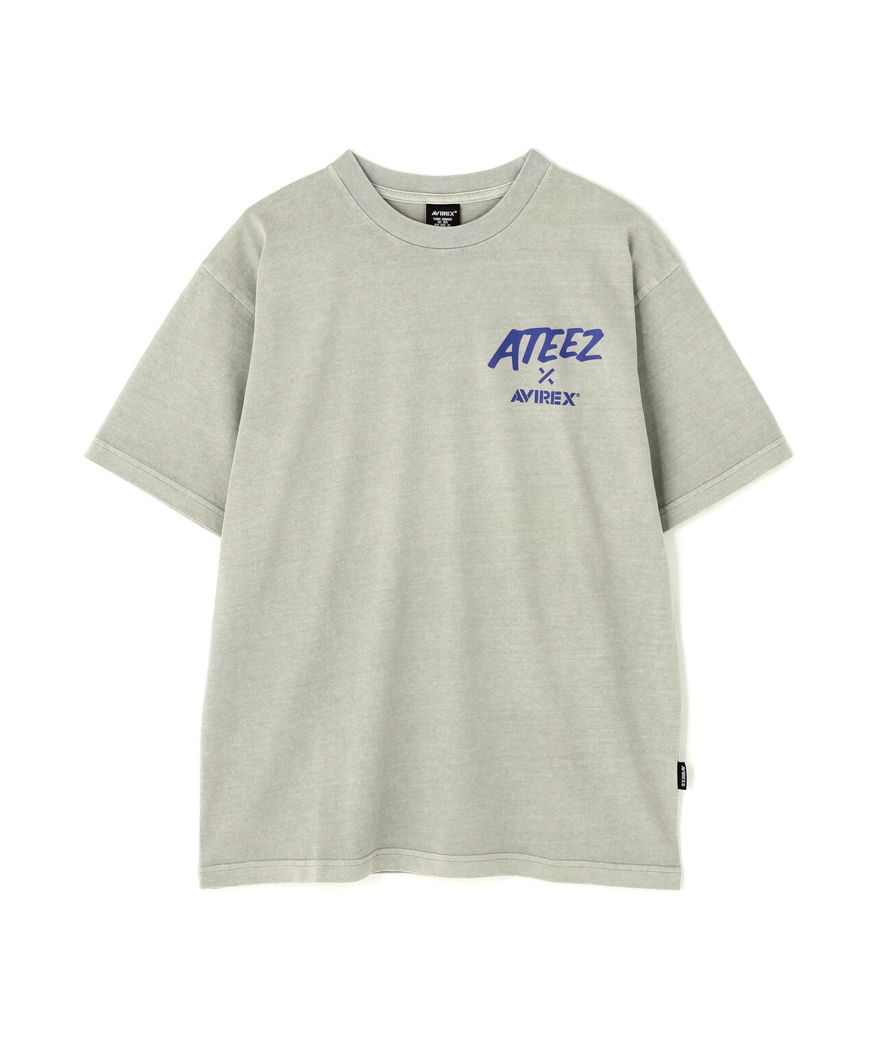 AVIREX × ATEEZ / FADE WASH PRINT T-SHIRT ”ADVENTURE”