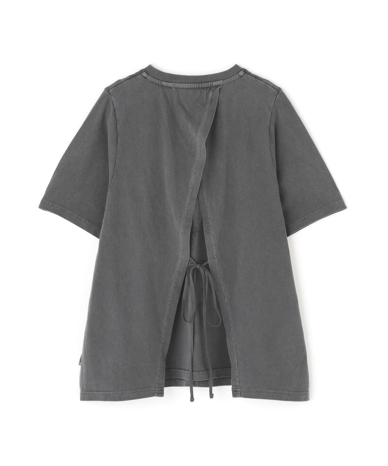 《WOMAN》HALF SLEEVE BACK LAYERED GRAPHIC T-SHIRT