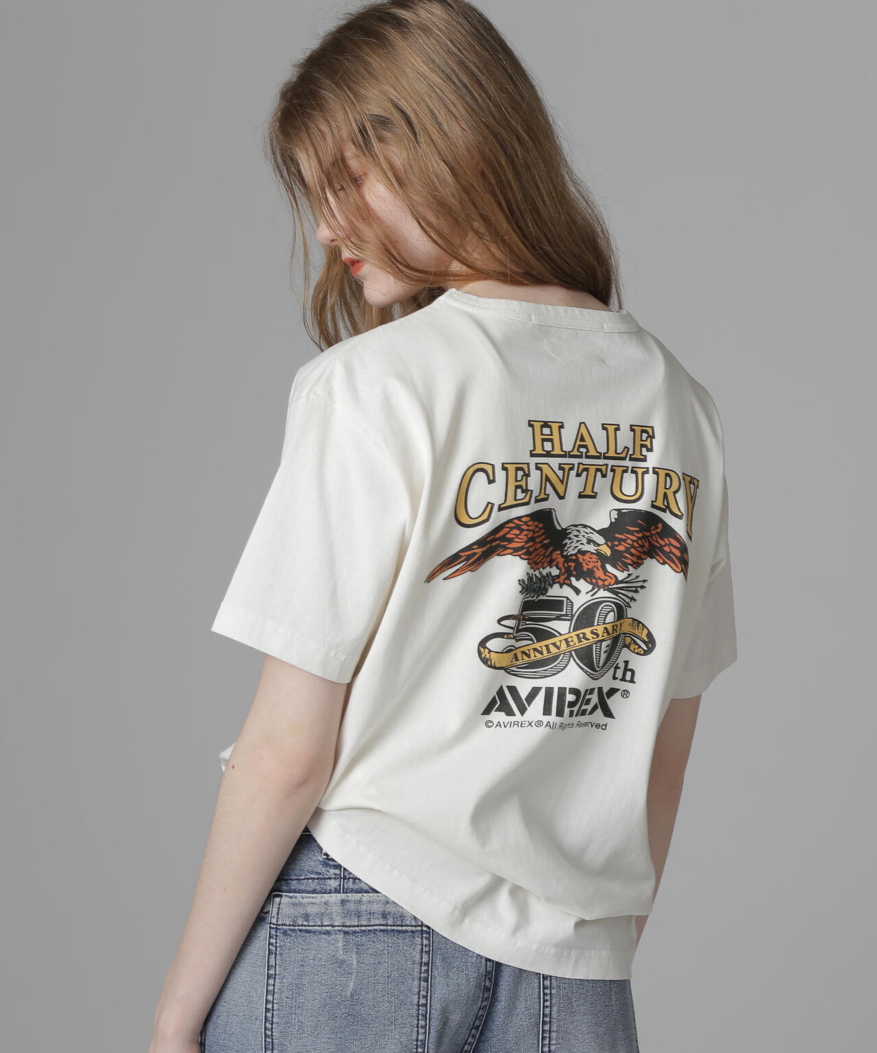 <WOMAN>HALF CENTURY ANNIV. T-SHIRT