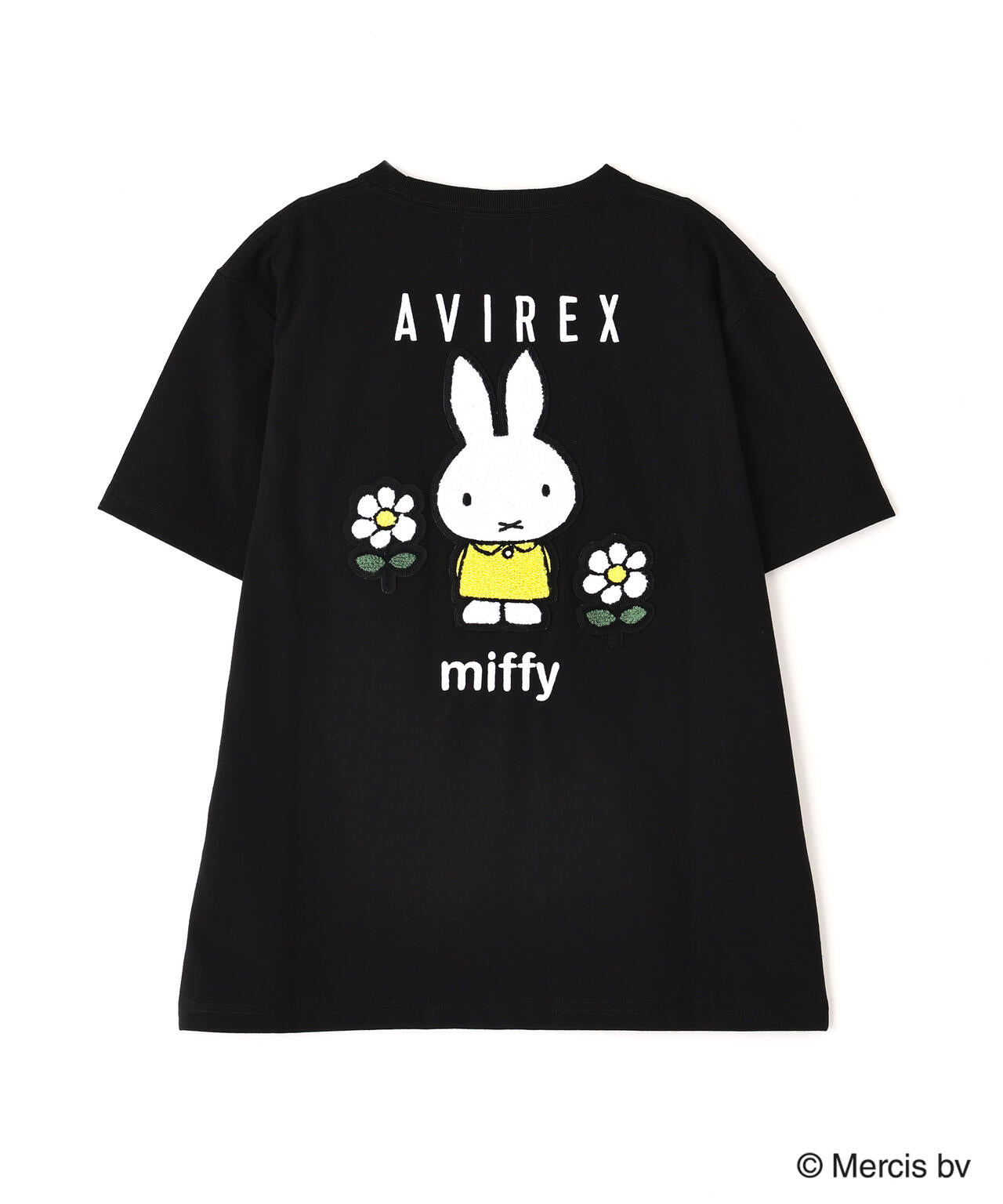 《AVIREX×miffy》WEB限定 EMBROIDERY T-SHIRT/アヴィレックス×ミッフィー 刺繍Tシャツ