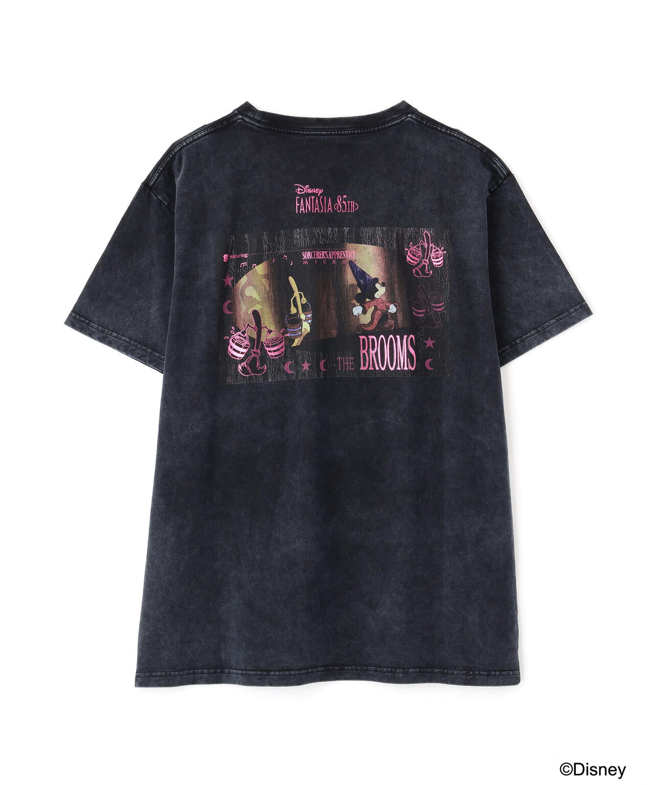《Disney Collection》FANTASIA / MICKEY MOUSE / L-FOIL PRINT T-SHIRT