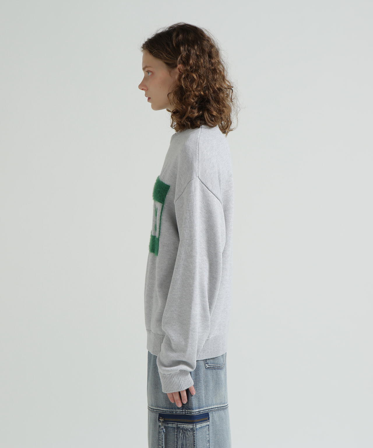 《直営店限定》LOGO SHAGGY TOPS/ロゴシャギートップス