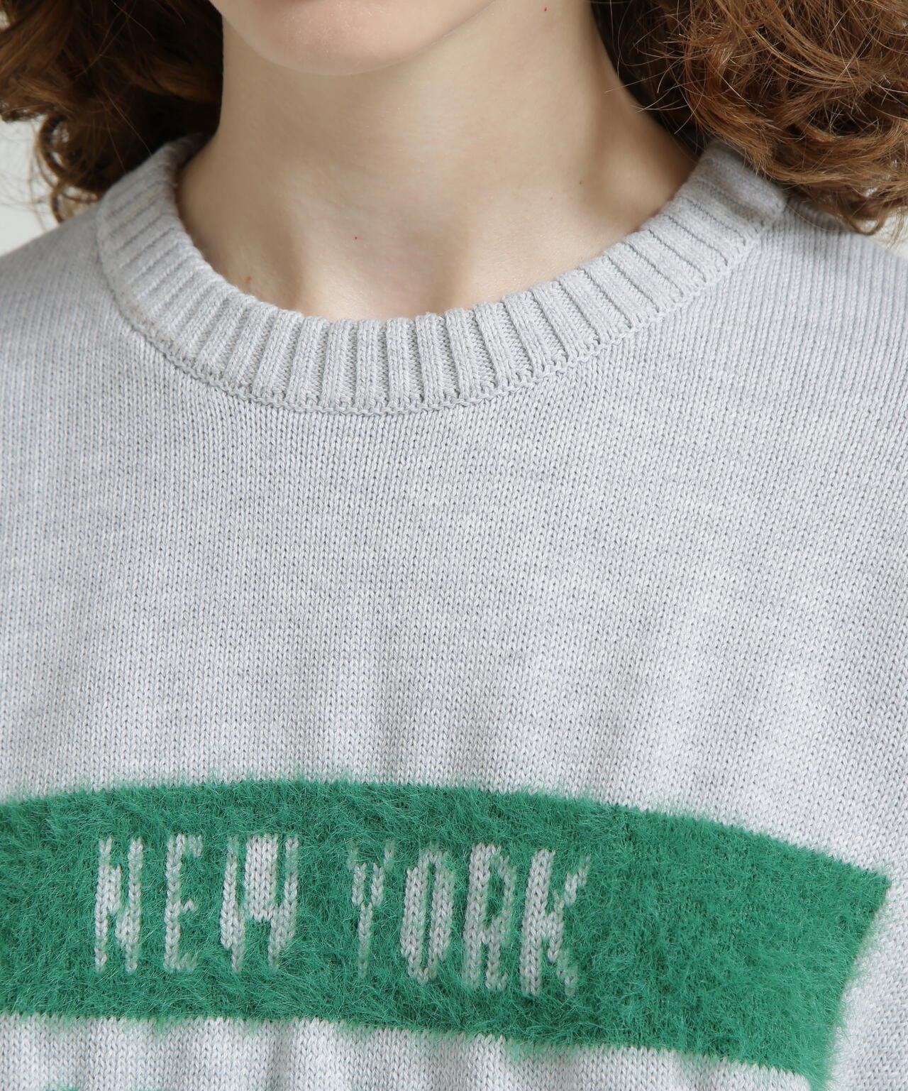 《直営店限定》LOGO SHAGGY TOPS/ロゴシャギートップス