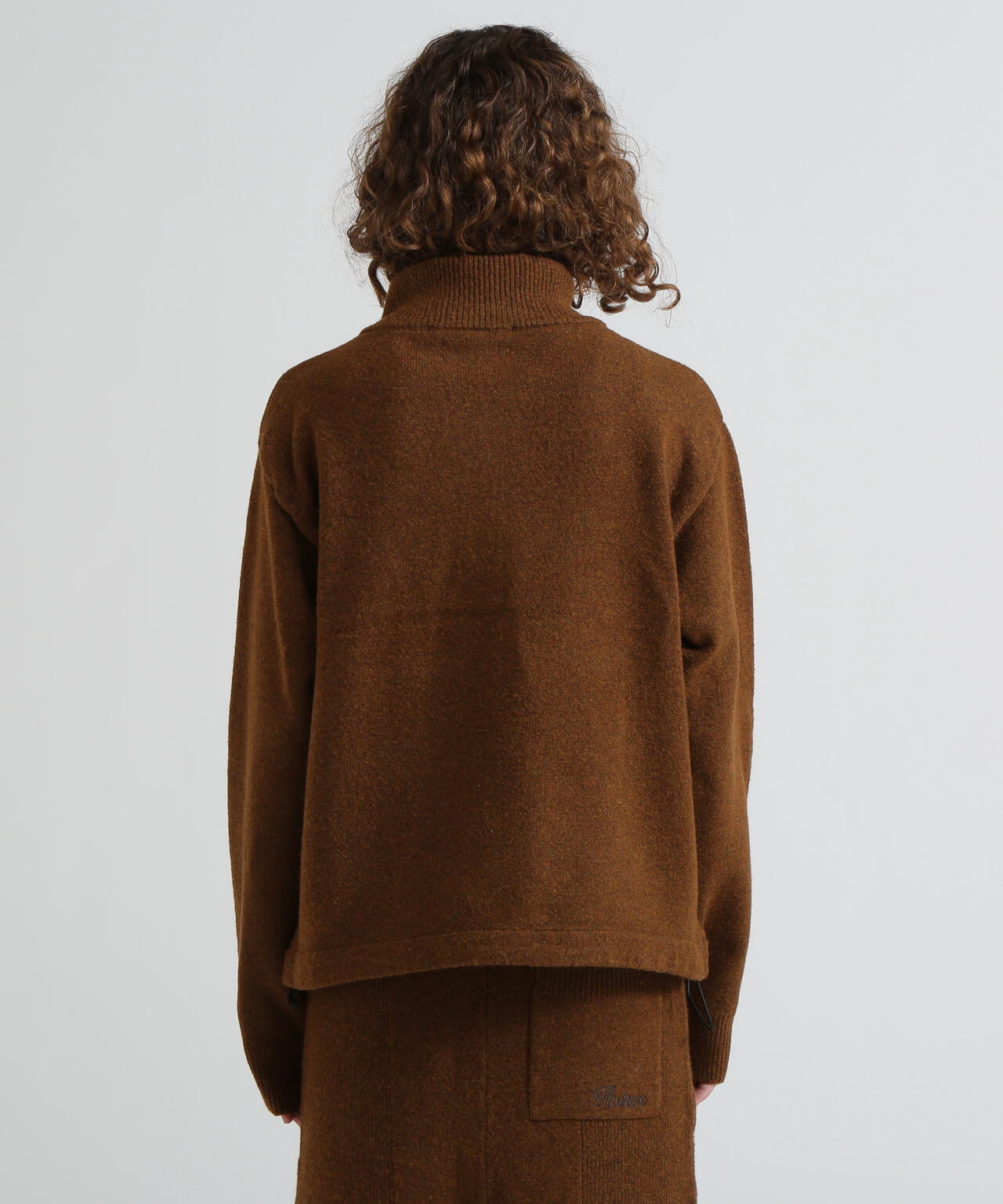 《直営店限定》SHAGGY STAND PULLOVER KNIT/シャギーニット