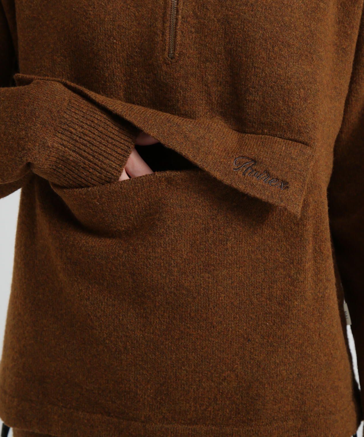 《直営店限定》SHAGGY STAND PULLOVER KNIT/シャギーニット