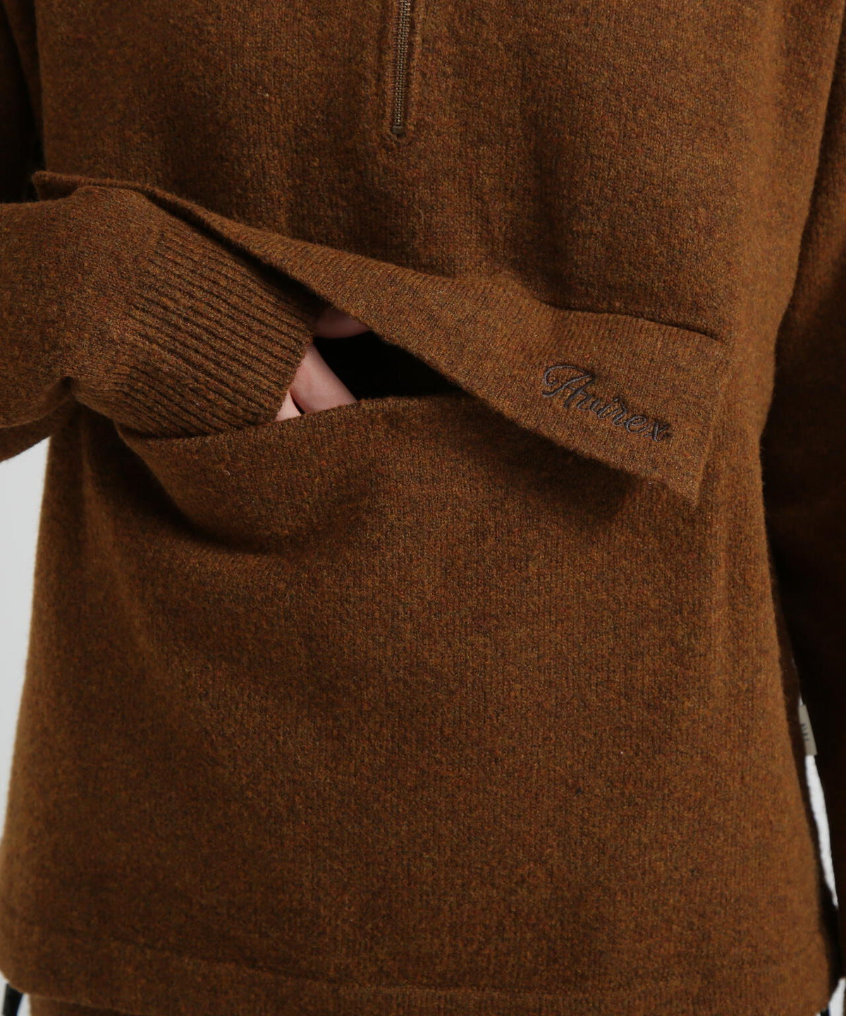 《直営店限定》SHAGGY STAND PULLOVER KNIT/シャギーニット