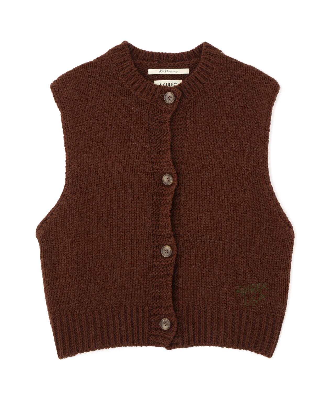 《WOMAN/直営店限定》PATTERN KINT VEST/パターンニットベスト