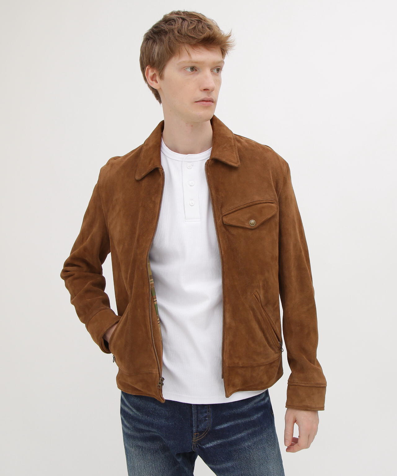 GOAT SUEDE SPORTS JACKET