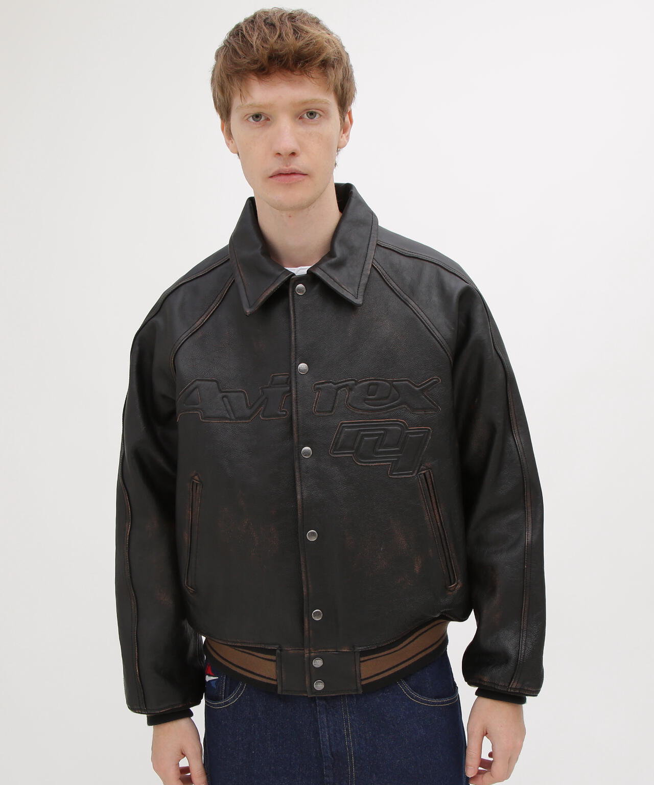 VARISTY LEATHER ”GOALERS” VINTAGE BLACK