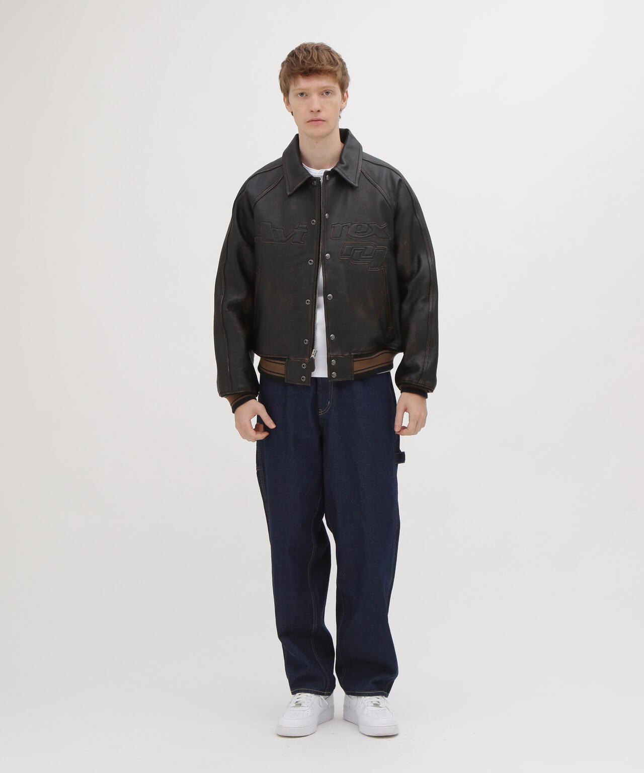 VARISTY LEATHER ”GOALERS” VINTAGE BLACK