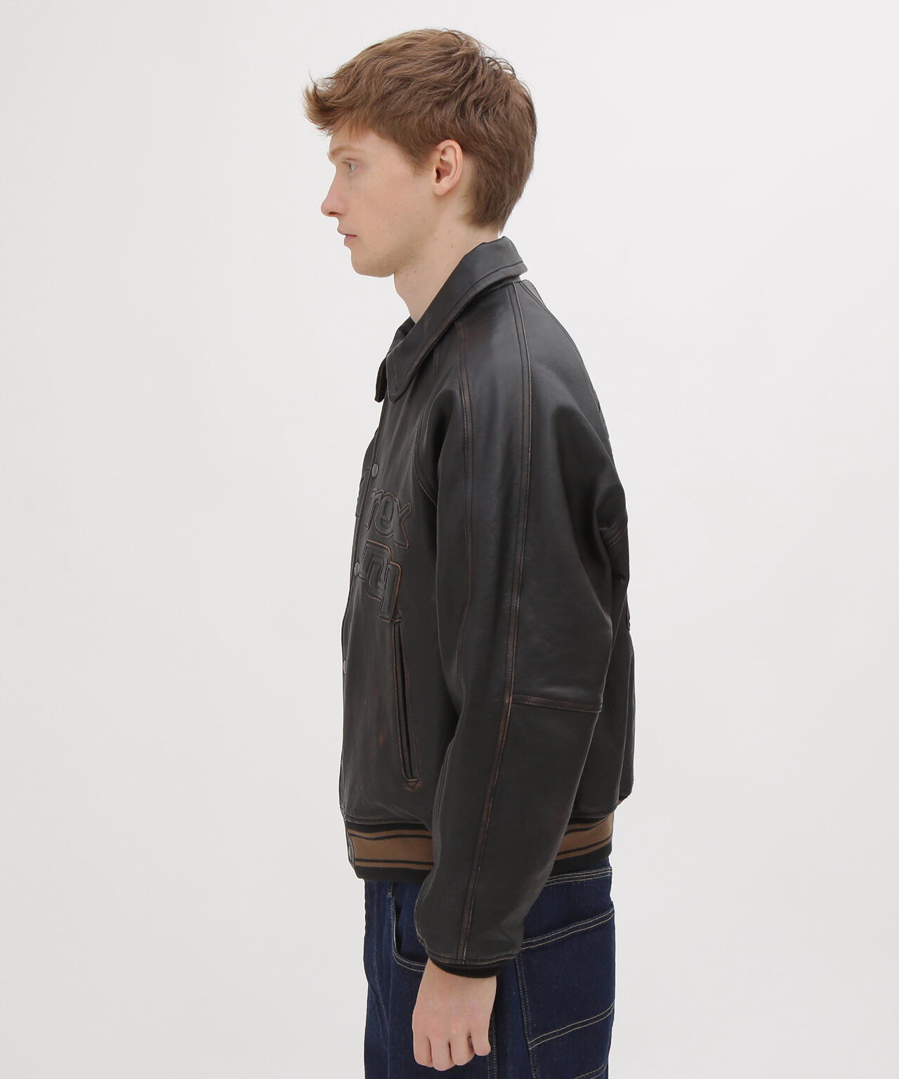 VARISTY LEATHER ”GOALERS” VINTAGE BLACK