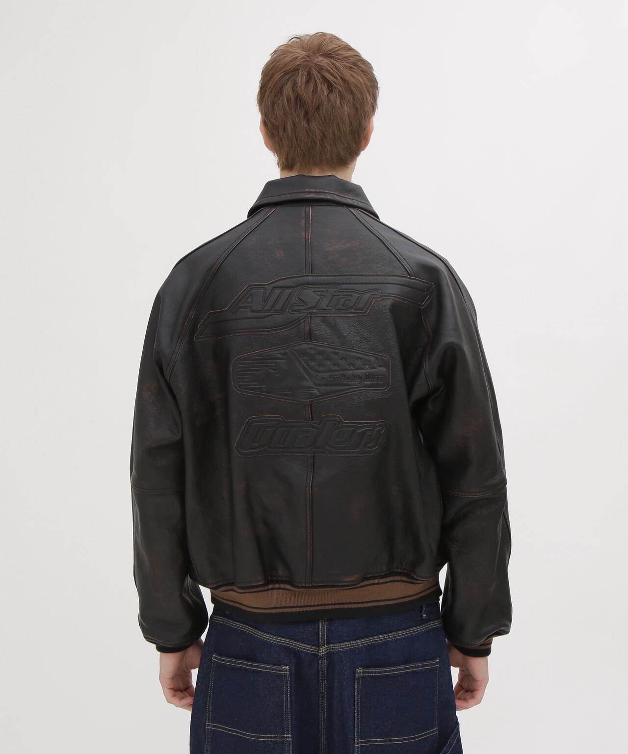 VARISTY LEATHER ”GOALERS” VINTAGE BLACK