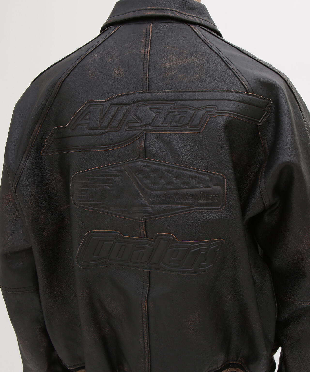 VARISTY LEATHER ”GOALERS” VINTAGE BLACK