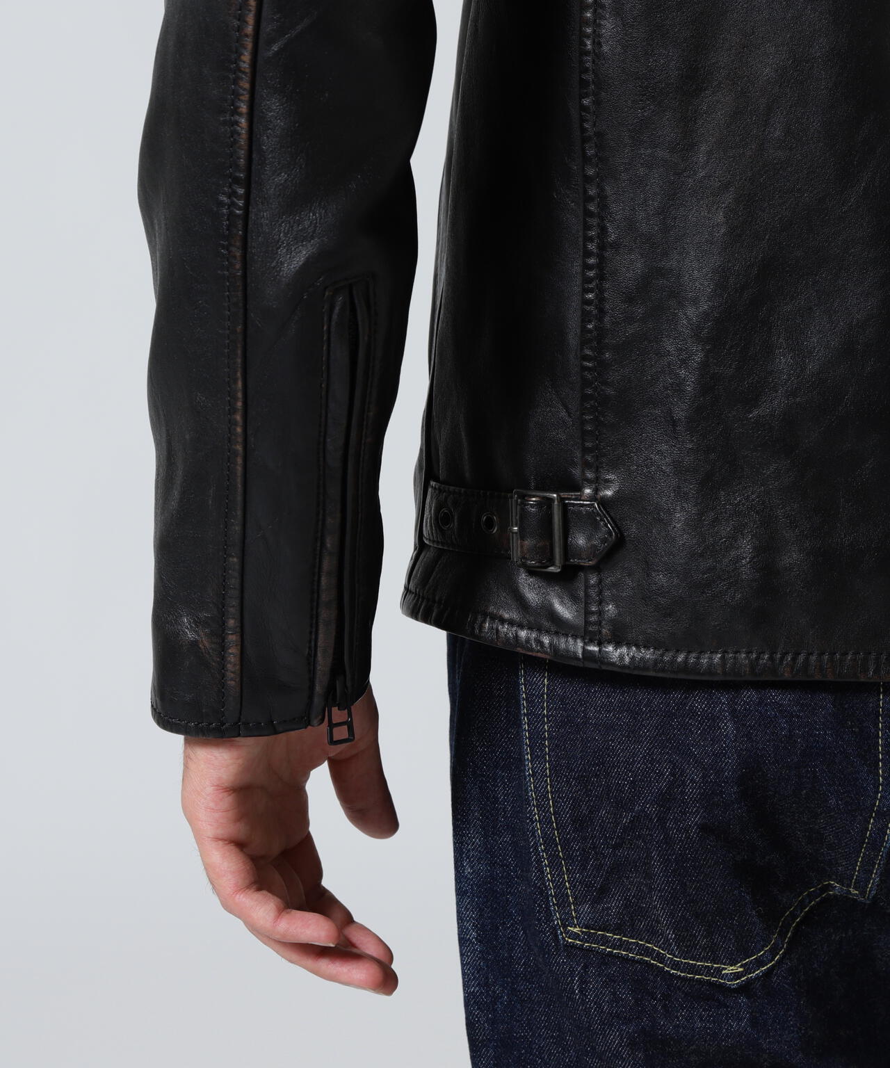 SHEEP SKIN STAND RIDERS JACKET