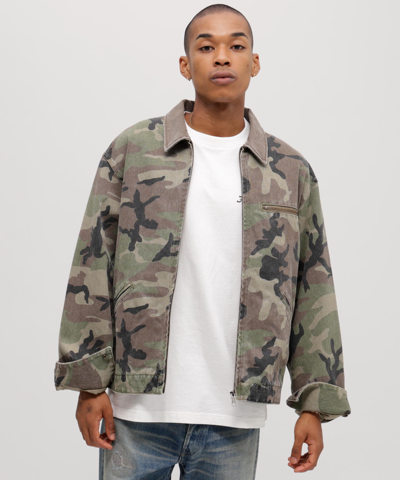 CAMO DUCK JACKET