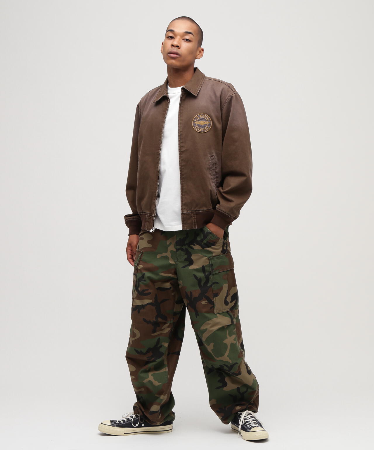 《RESTORE COLLECTION》MILITARY COTTON UTILITY JACKET