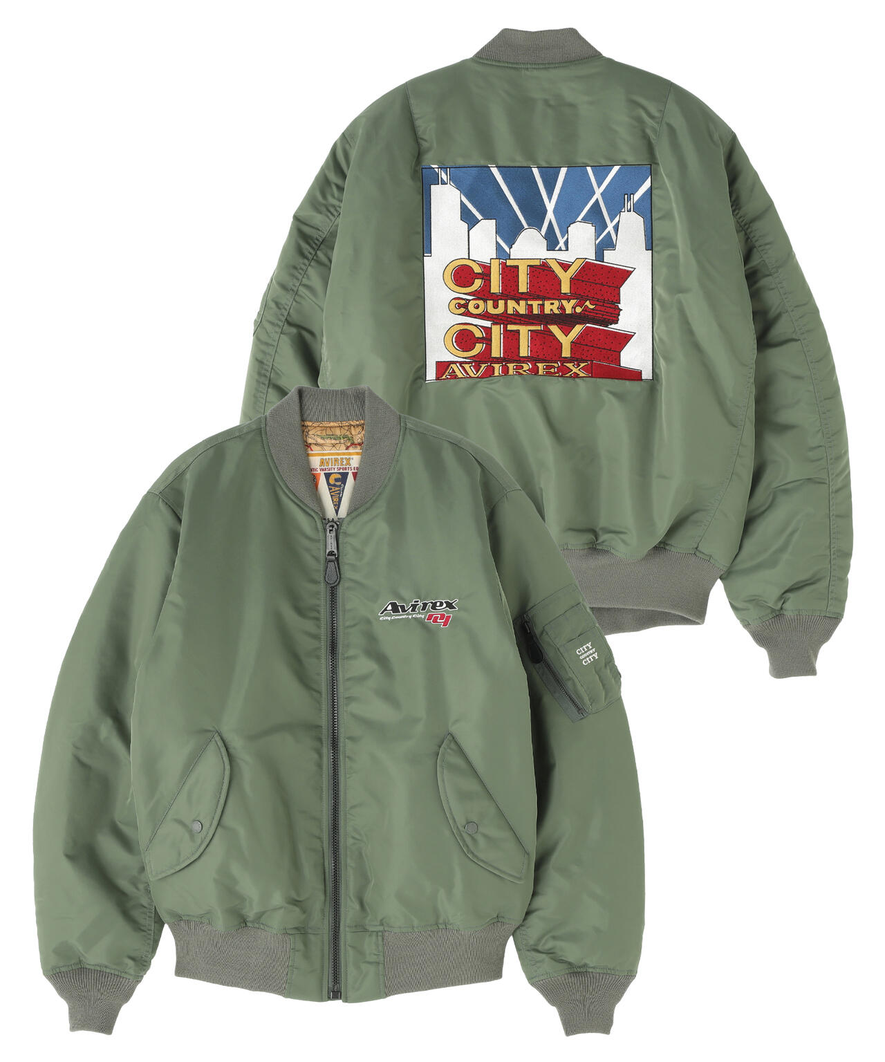 《AVIREX × CITY COUNTRY CITY》SIGNATURE MA-1