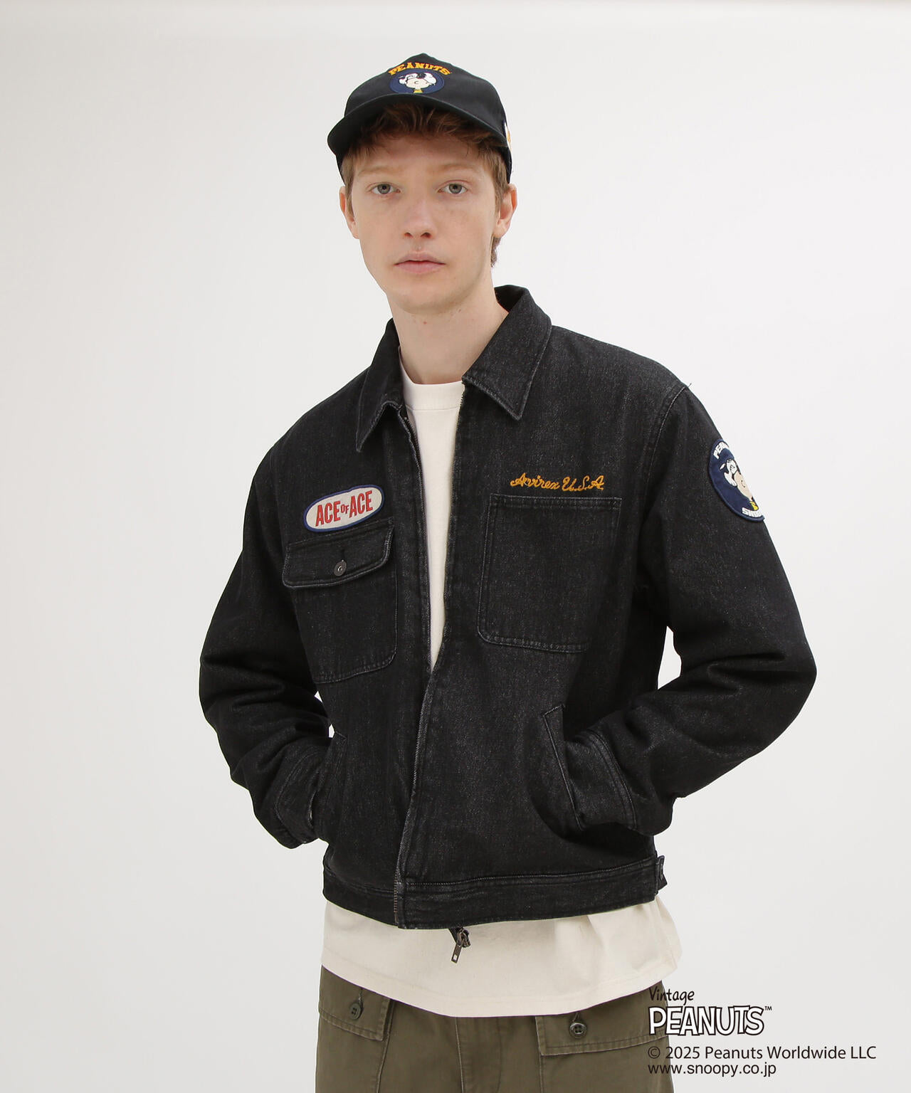 《AVIREX × PEANUTS》WORK JACKET