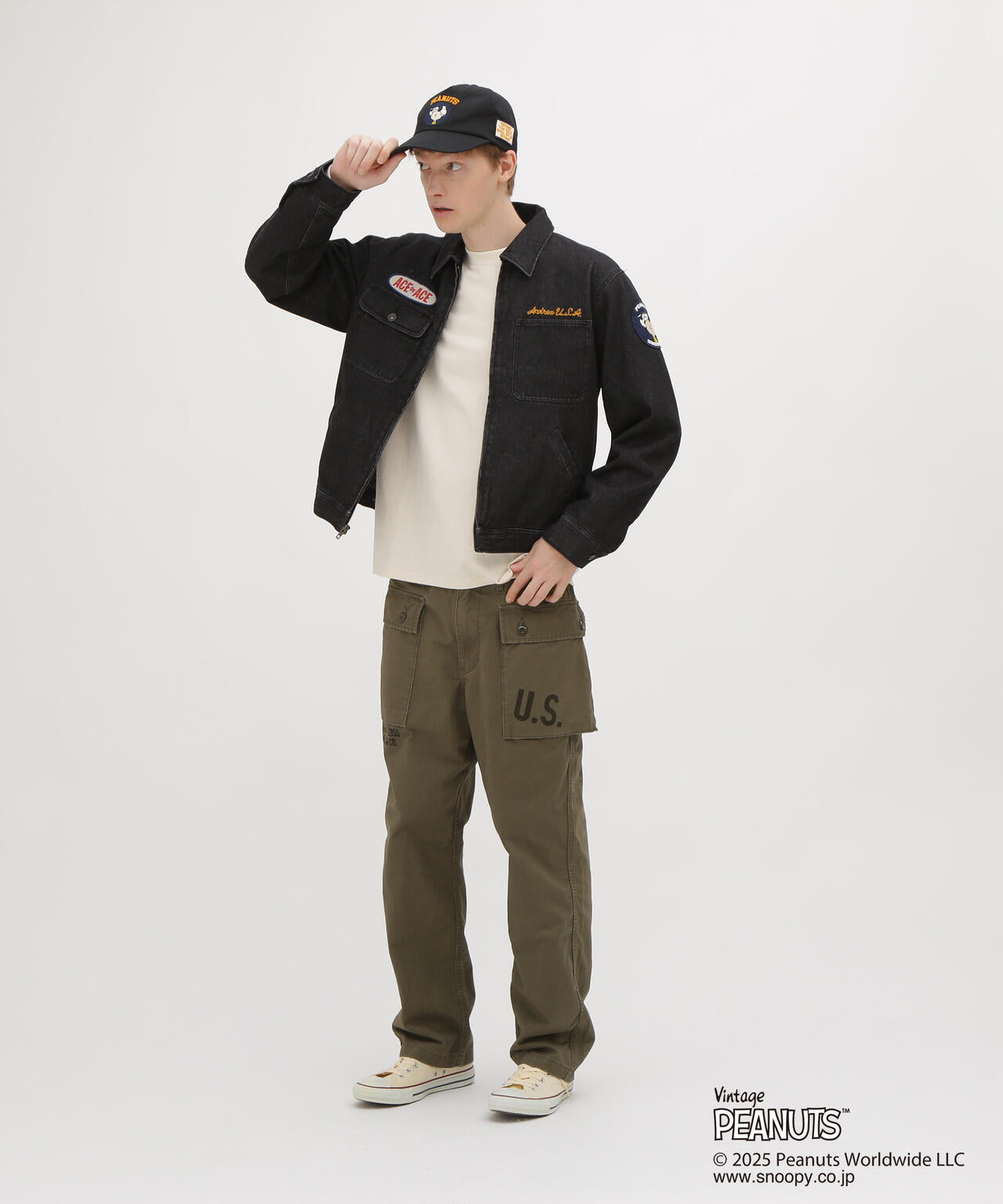 《AVIREX × PEANUTS》WORK JACKET