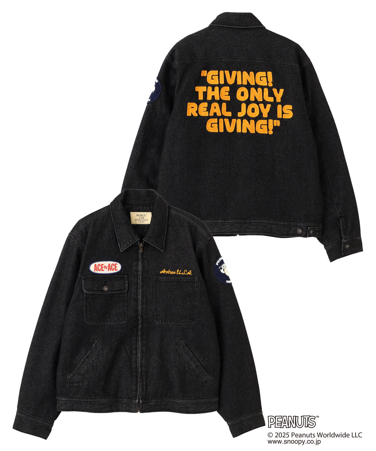 《AVIREX × PEANUTS》WORK JACKET