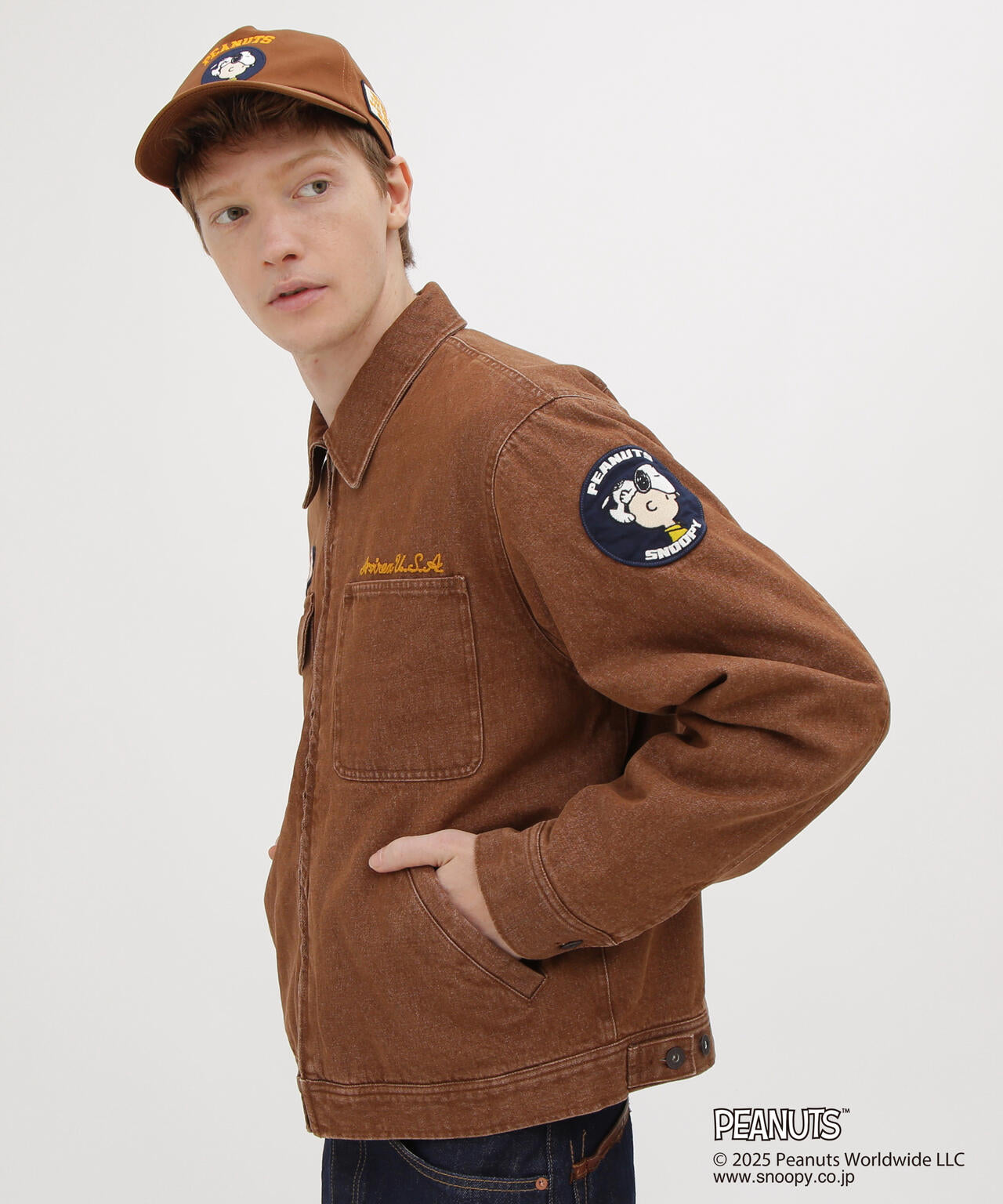 《AVIREX × PEANUTS》WORK JACKET