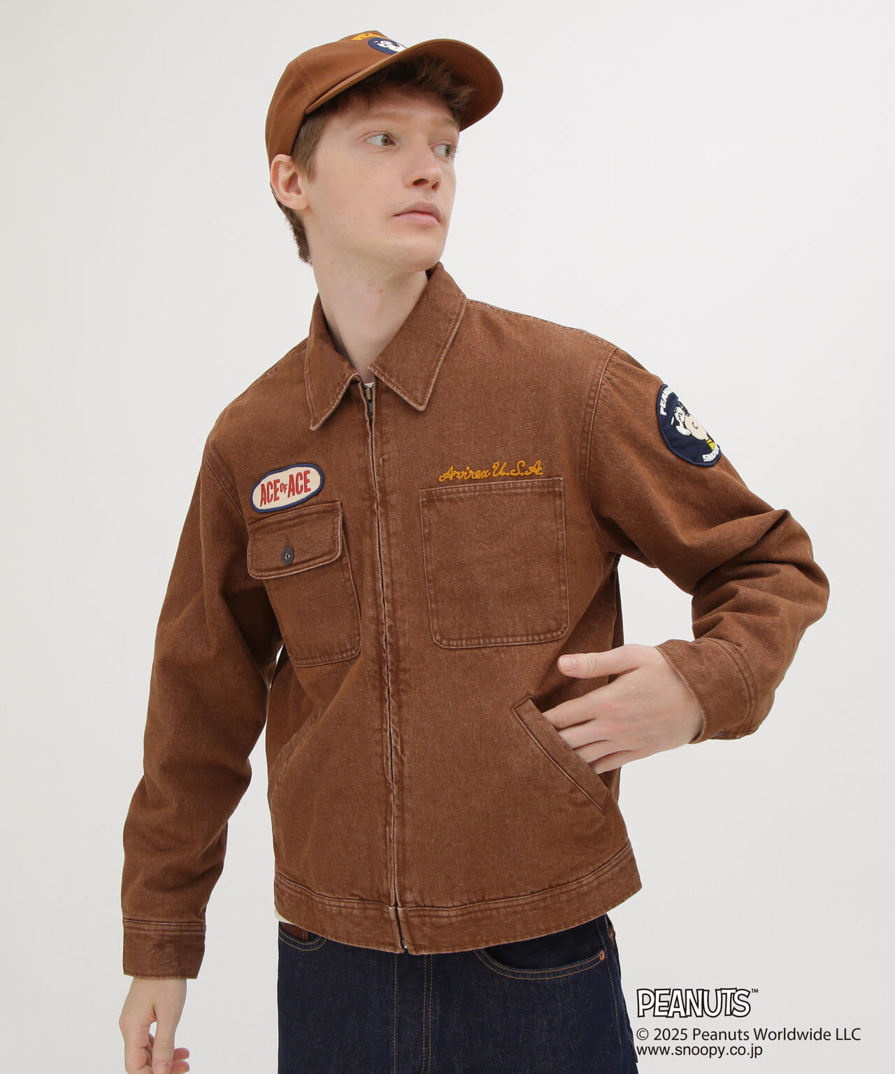 《AVIREX × PEANUTS》WORK JACKET