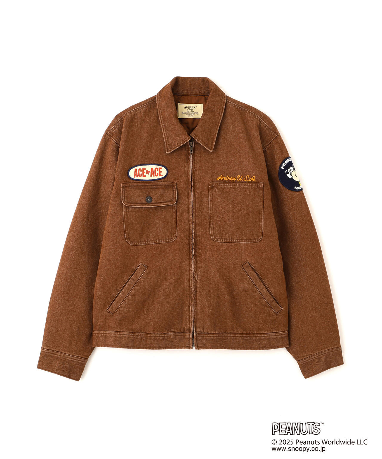 《AVIREX × PEANUTS》WORK JACKET