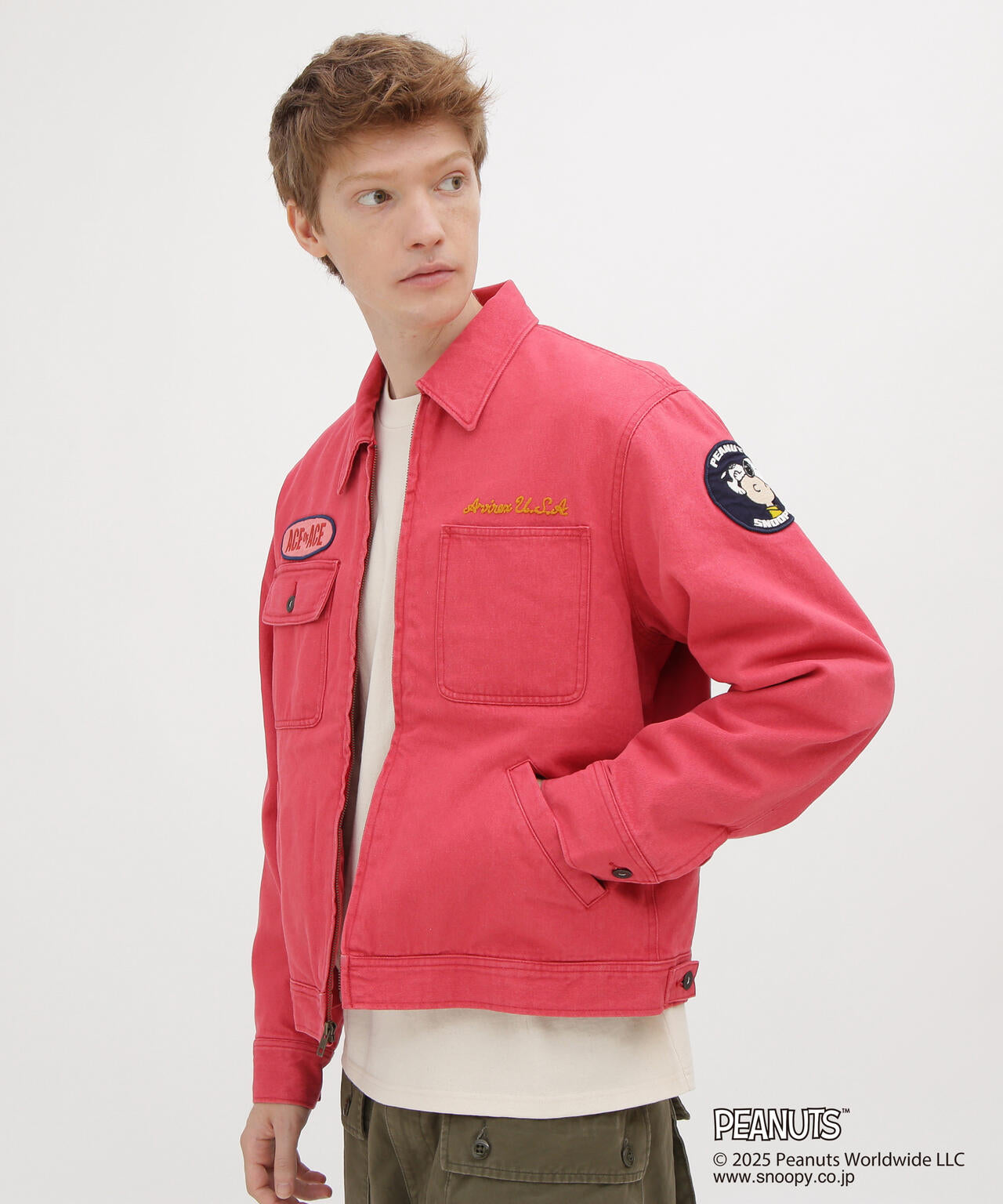 《AVIREX × PEANUTS》WORK JACKET