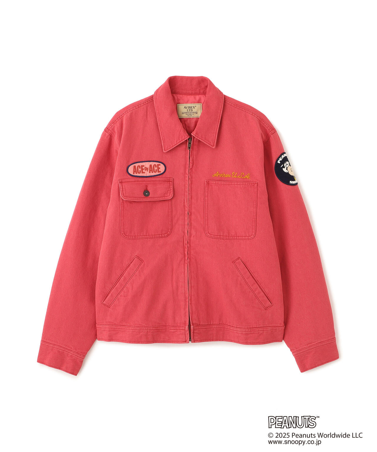 《AVIREX × PEANUTS》WORK JACKET