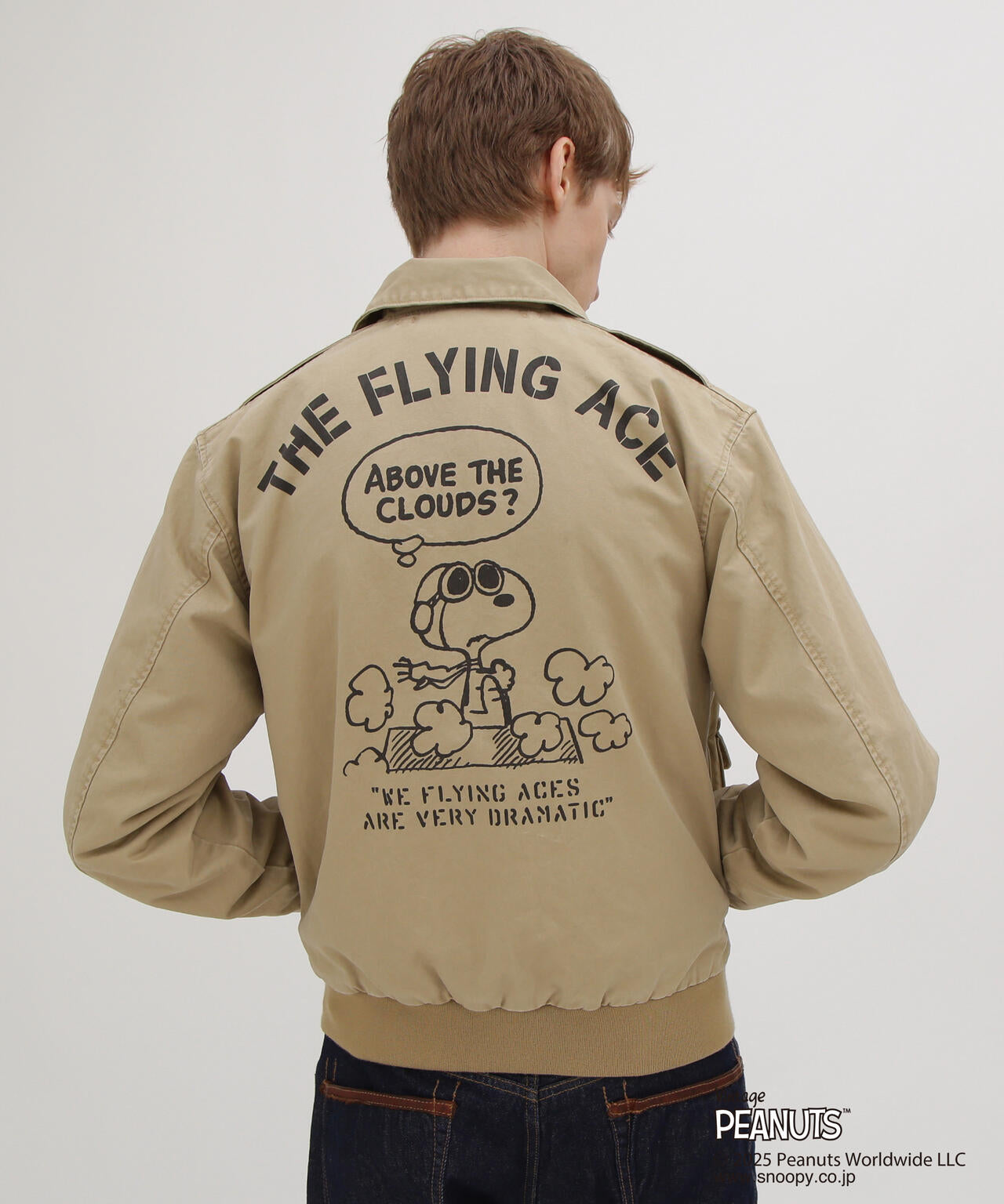 《AVIREX × PEANUTS》COTTON A-2 ”FLYING ACE”