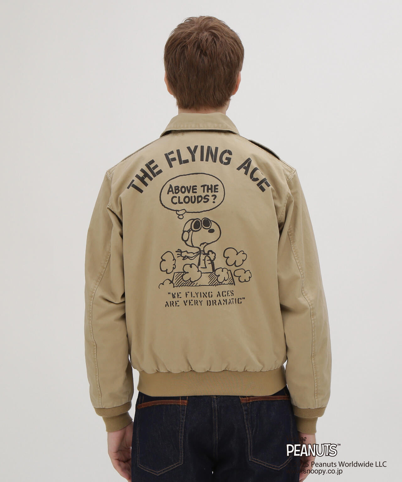 《AVIREX × PEANUTS》COTTON A-2 ”FLYING ACE”