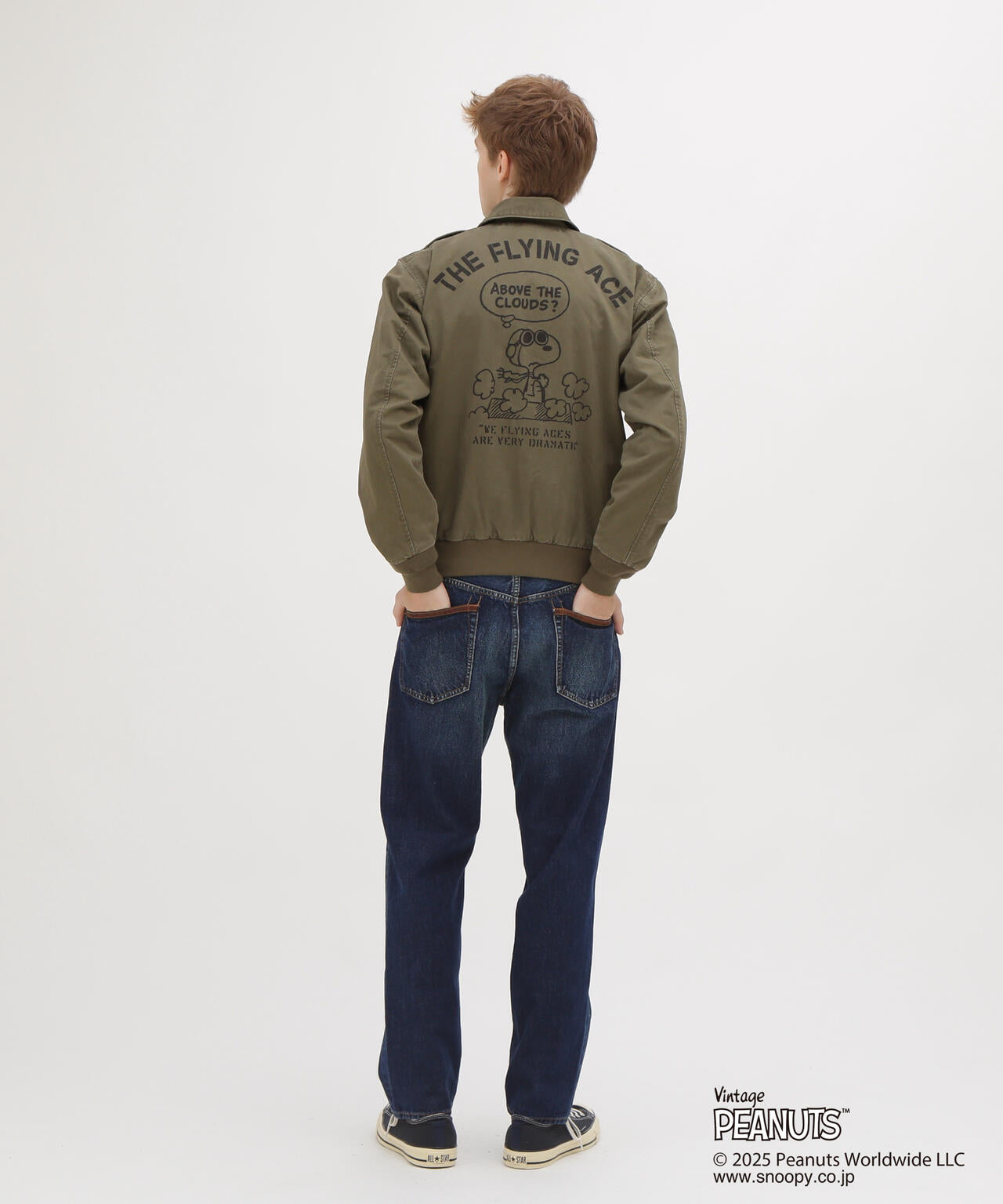 《AVIREX × PEANUTS》COTTON A-2 ”FLYING ACE”