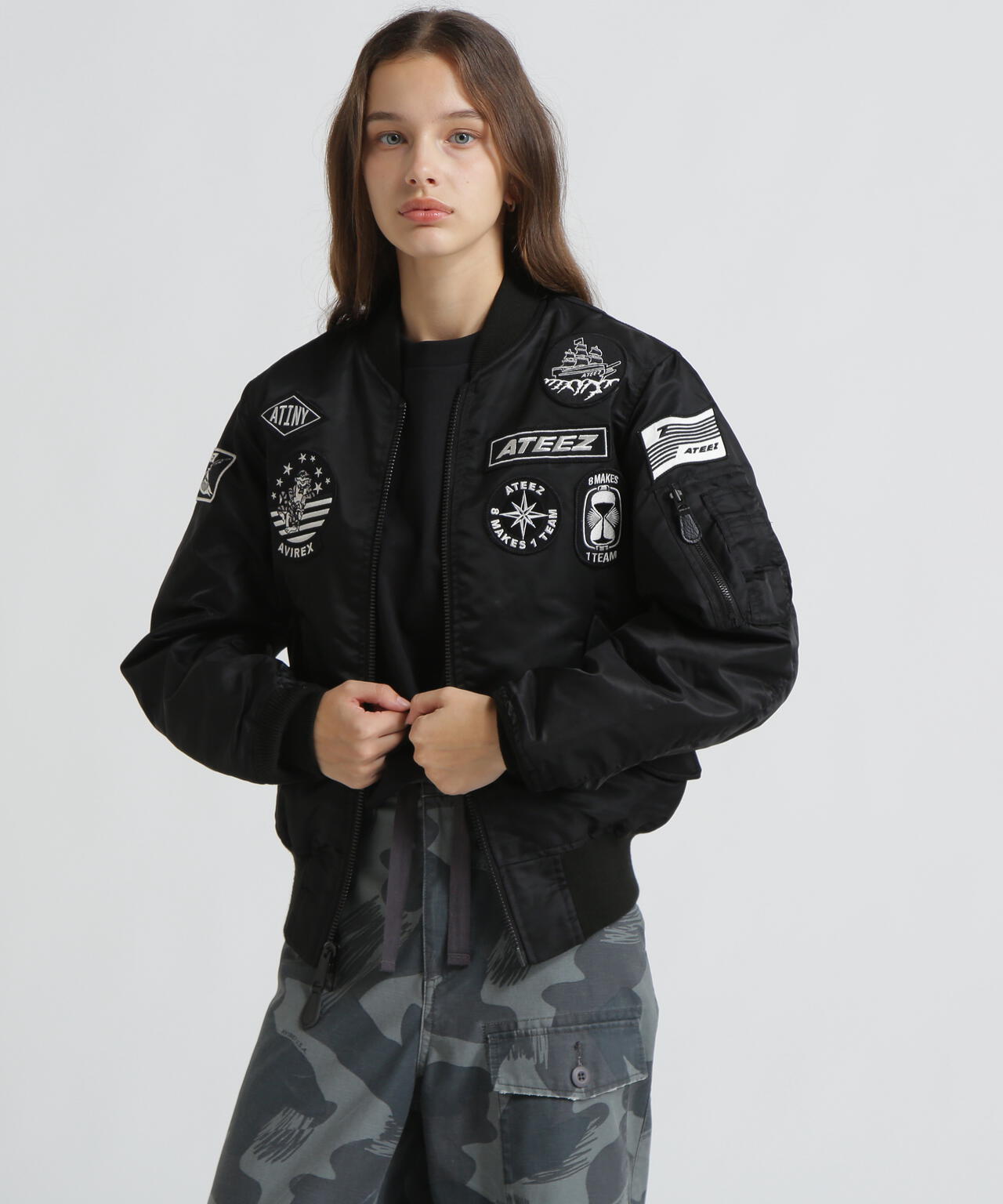 AVIREX × ATEEZ / REVERSIBLE MA-1