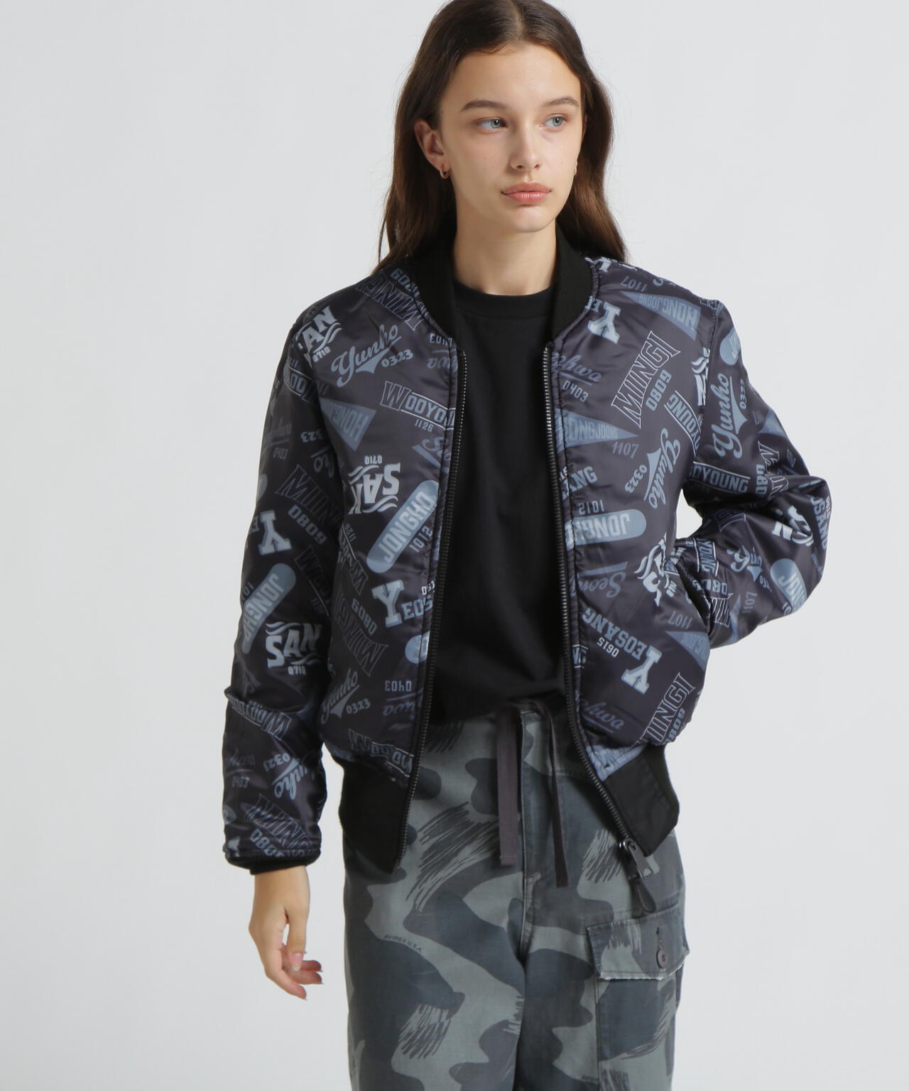 AVIREX × ATEEZ / REVERSIBLE MA-1