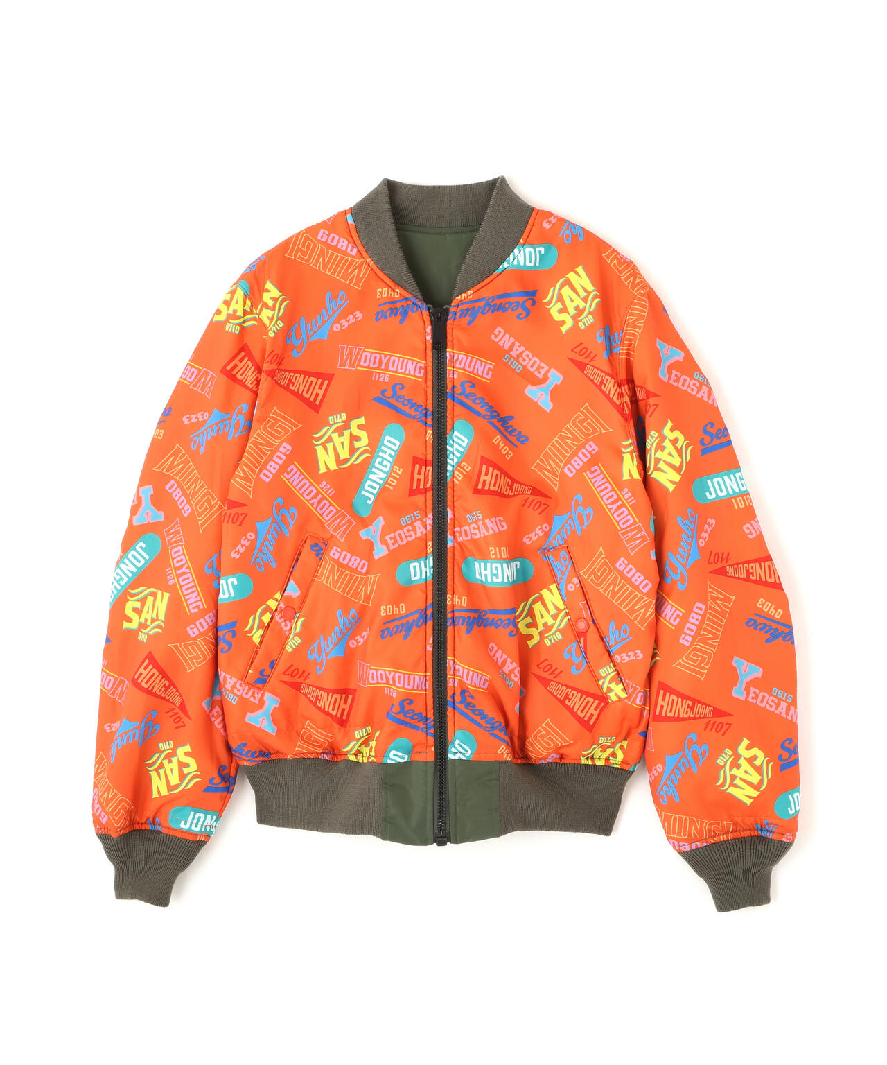 AVIREX × ATEEZ / REVERSIBLE MA-1