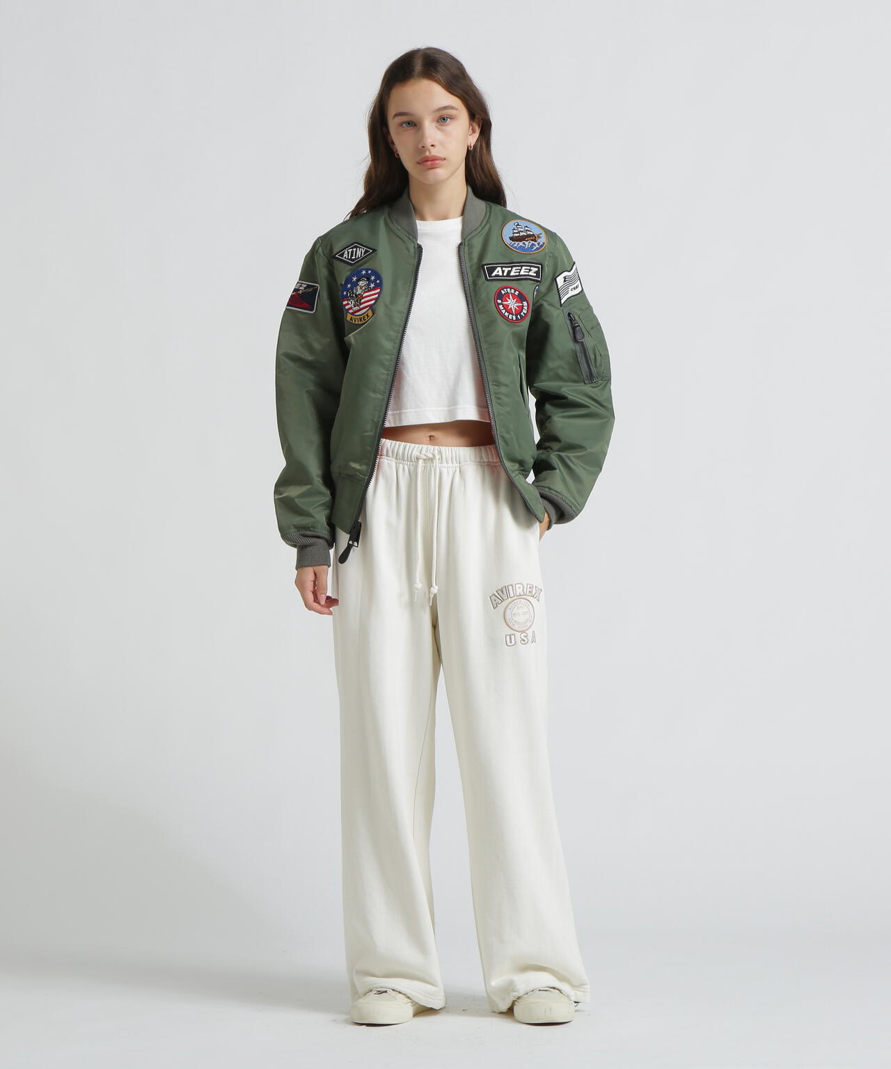 AVIREX × ATEEZ / REVERSIBLE MA-1