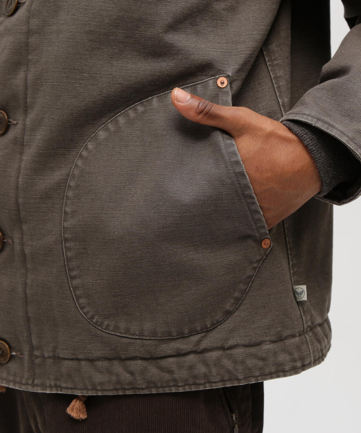 《TFQP by HANDROOM》DUCK CANVAS UTILITY JACKET