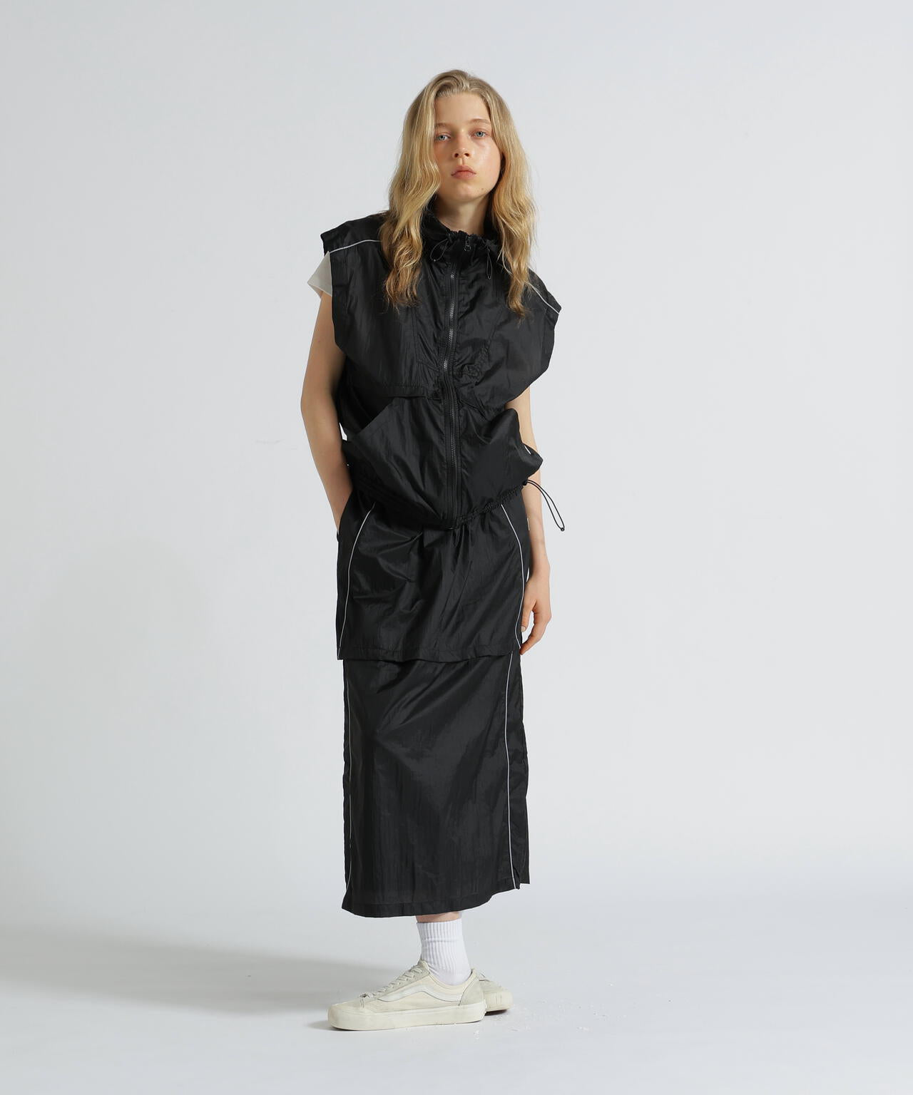 《WOMAN》SHEER COLOR SCHEME HOODIE JACKET/シアーカラースキーム フーディージャケット