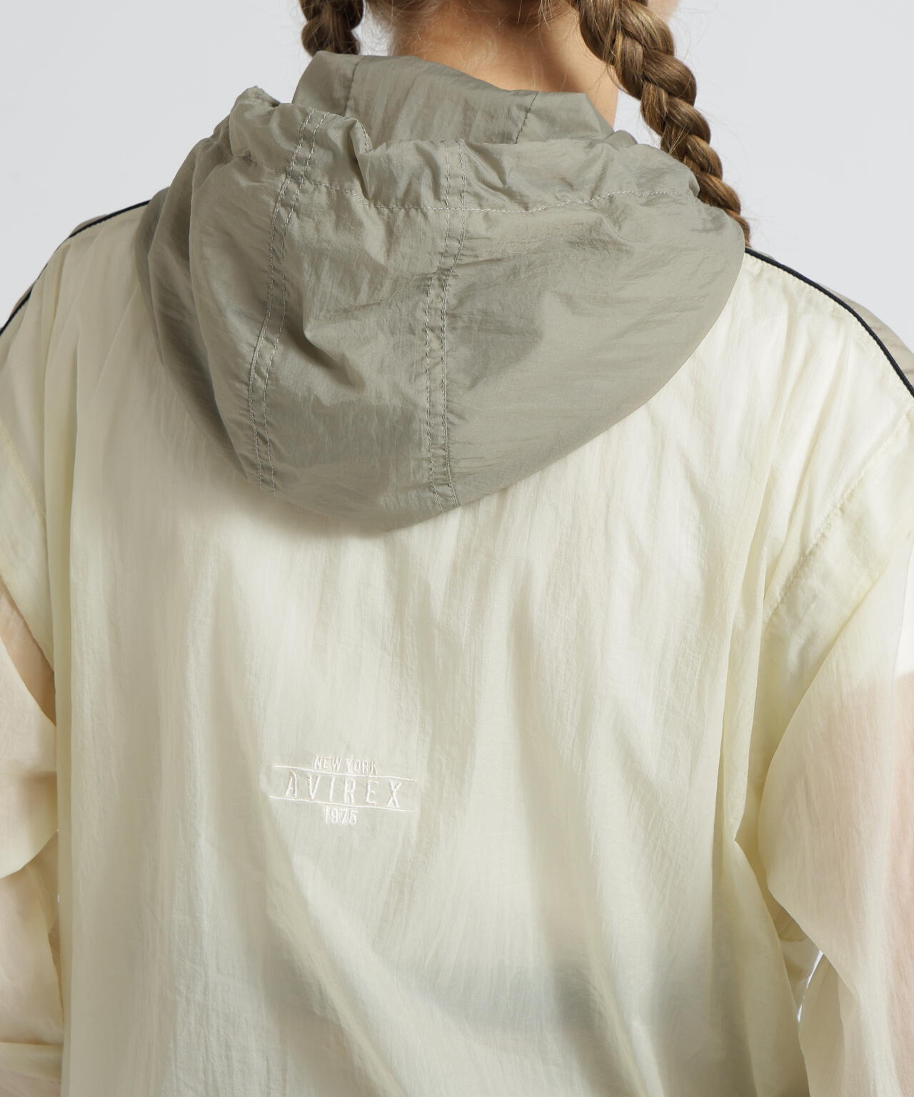 《WOMAN》SHEER COLOR SCHEME HOODIE JACKET/シアーカラースキーム フーディージャケット
