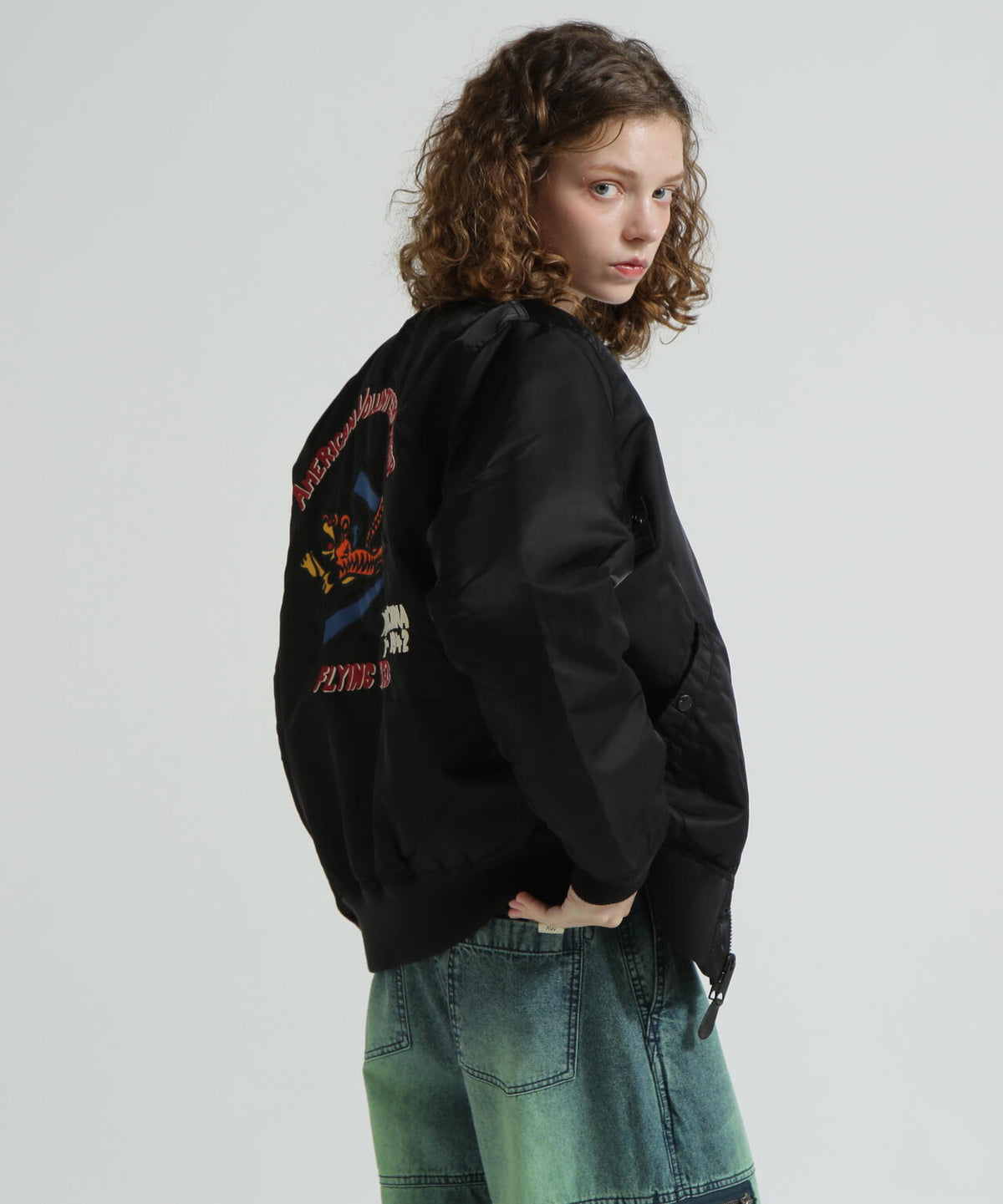 《WOMAN/直営店限定》WASHED MA-1 FLYING TIGERS