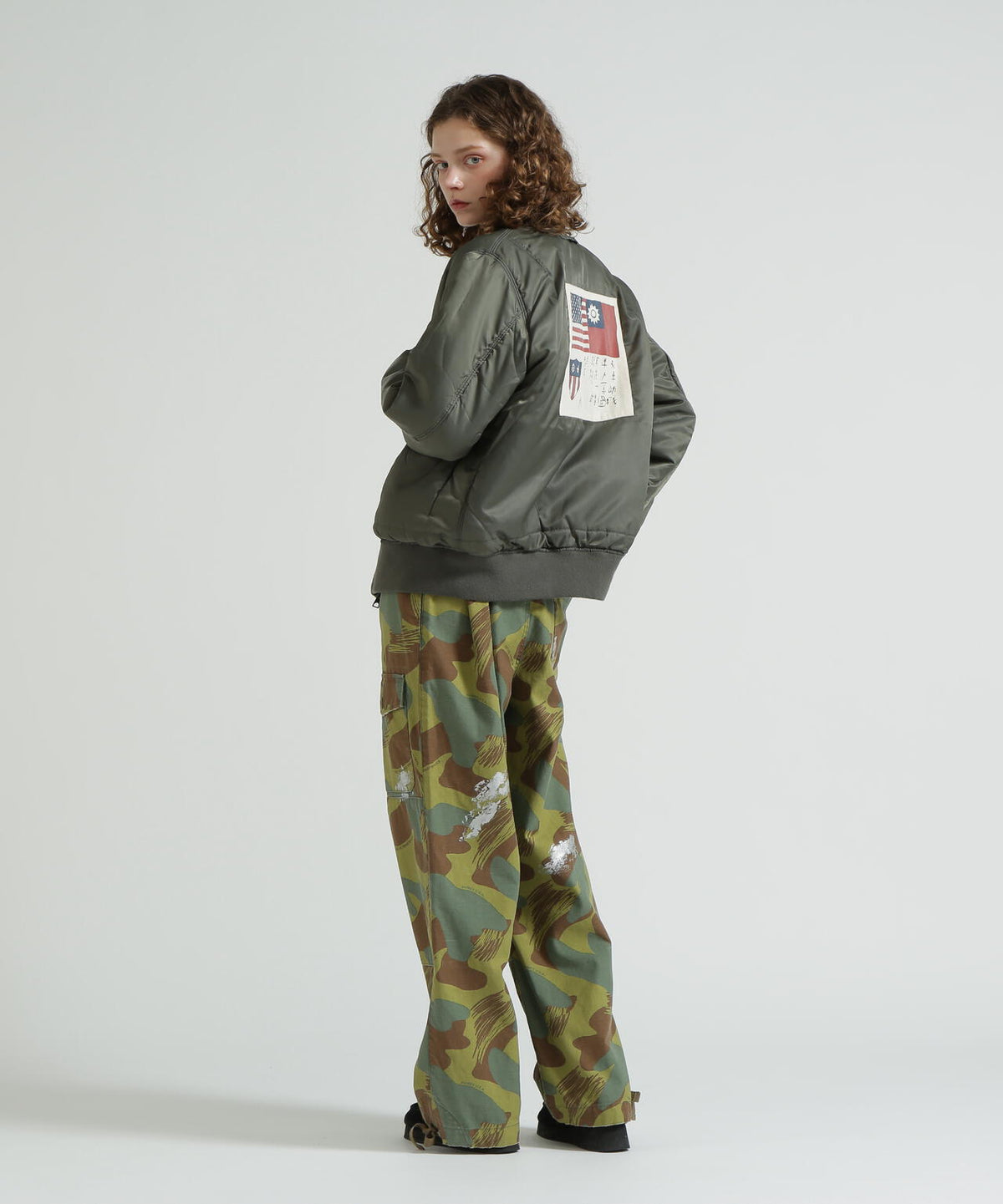 《WOMAN/直営店限定》WASHED MA-1 FLYING TIGERS