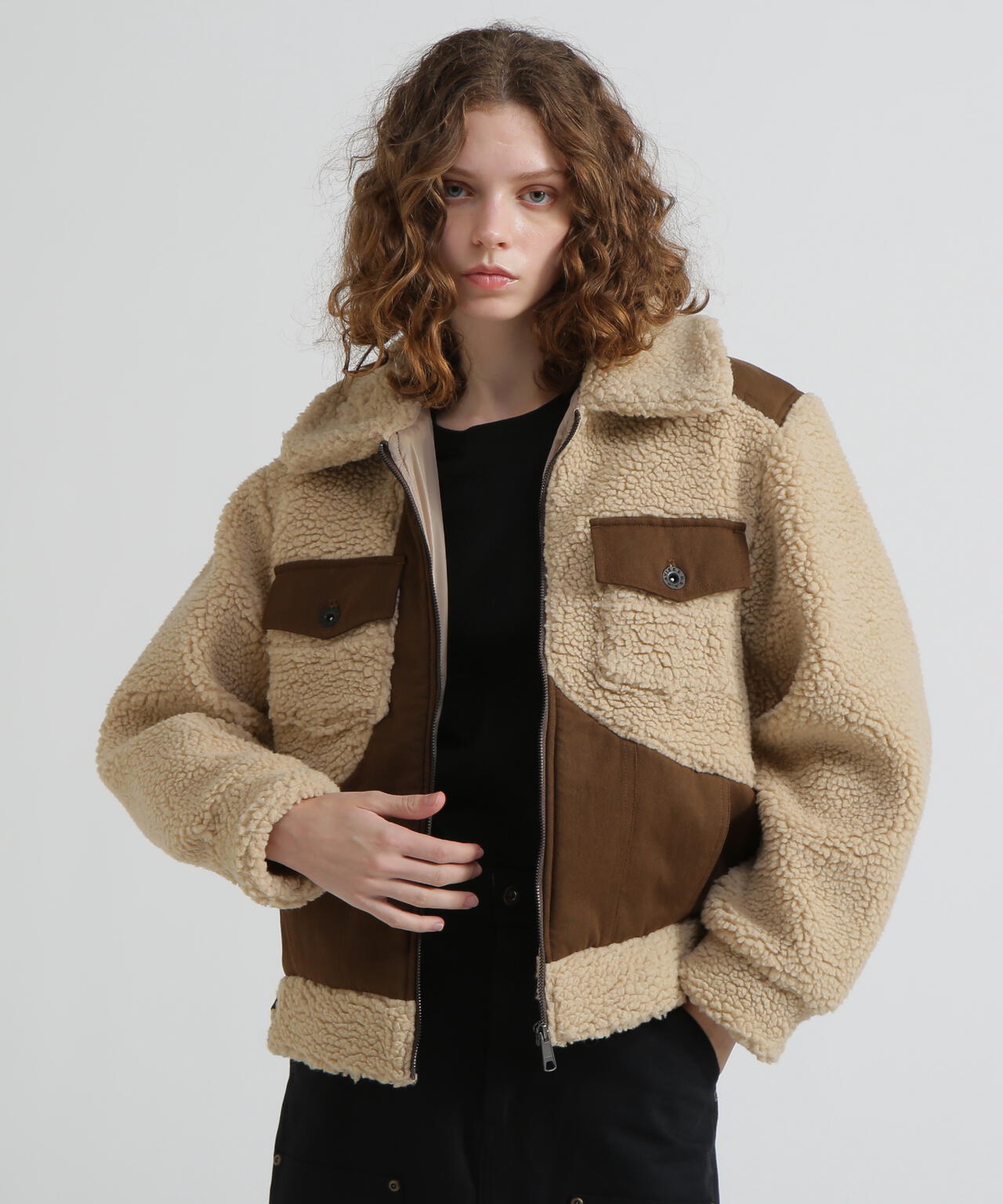 《直営店限定》BOA COMBI JACKET/ボアコンビジャケット
