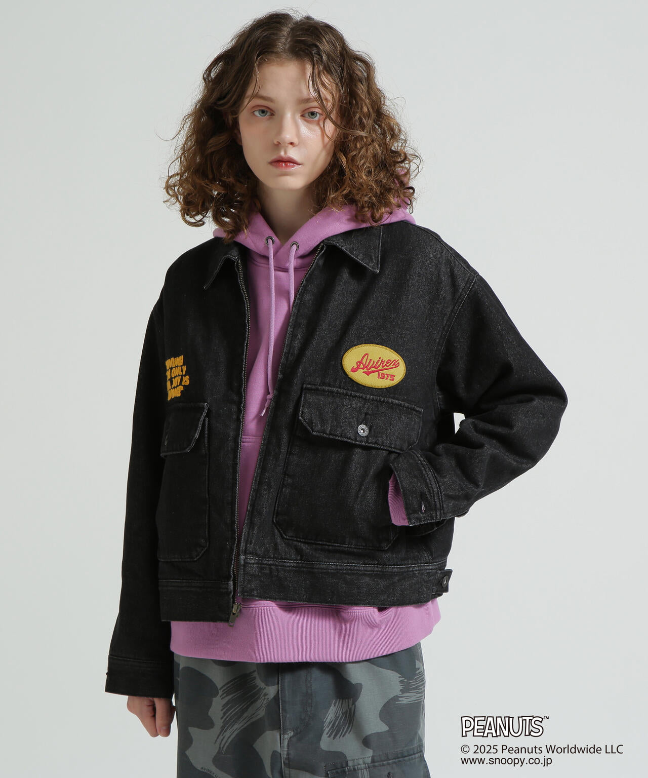 《AVIREX × PEANUTS》DENIM WORK JACKET / デニムワークジャケット / ピーナッツ / アヴィレックス