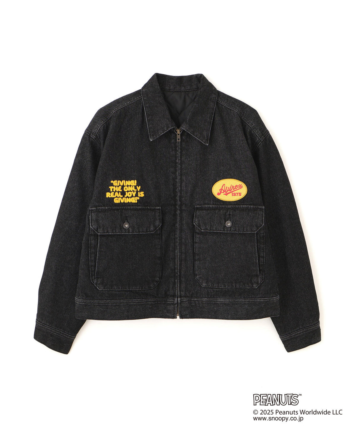 《AVIREX × PEANUTS》DENIM WORK JACKET / デニムワークジャケット / ピーナッツ / アヴィレックス